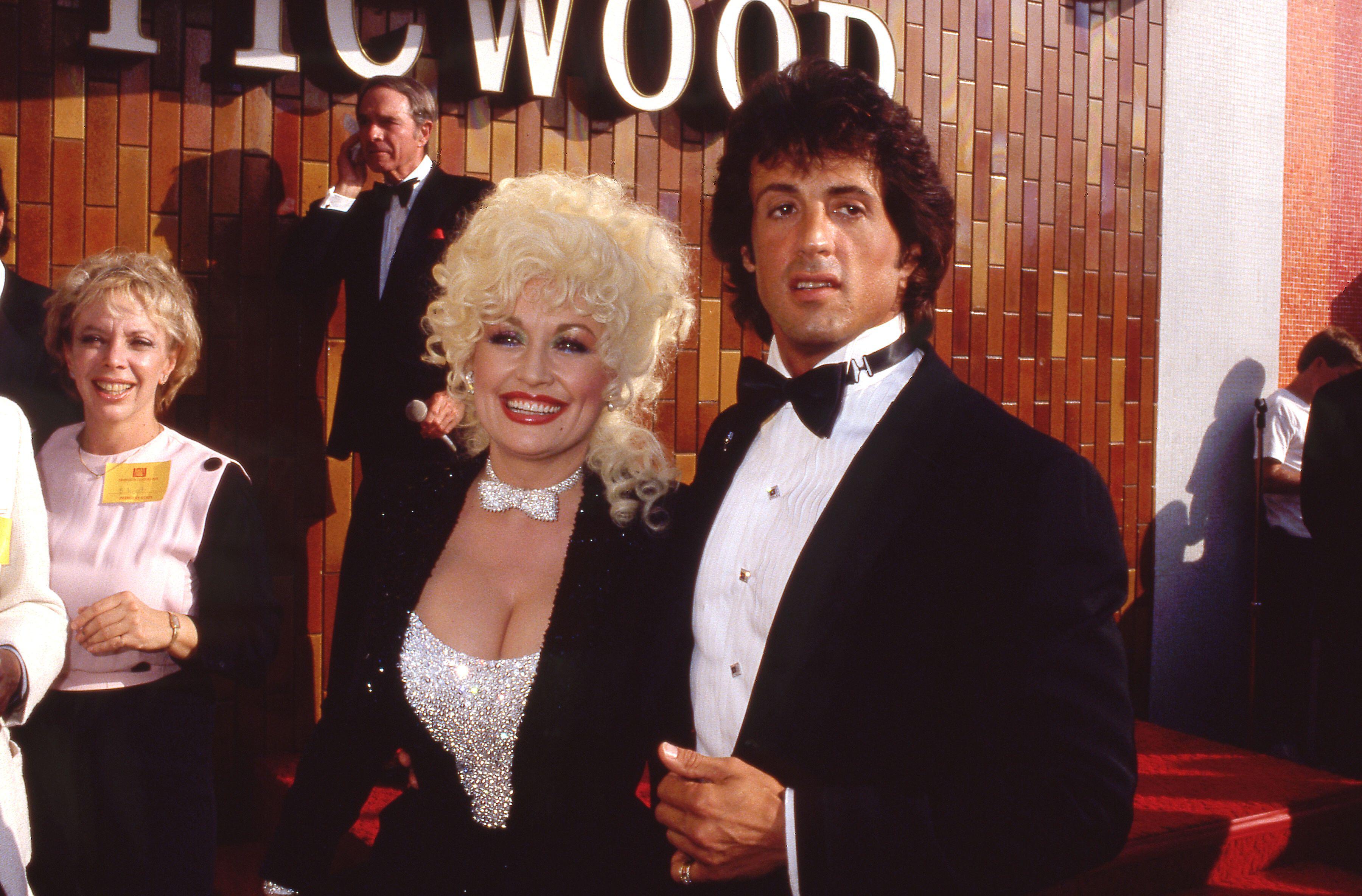 Sylvester Stallone has shared a tribute to his ‘Rhinestone’ co-star Dolly Parton (Alamy/PA)