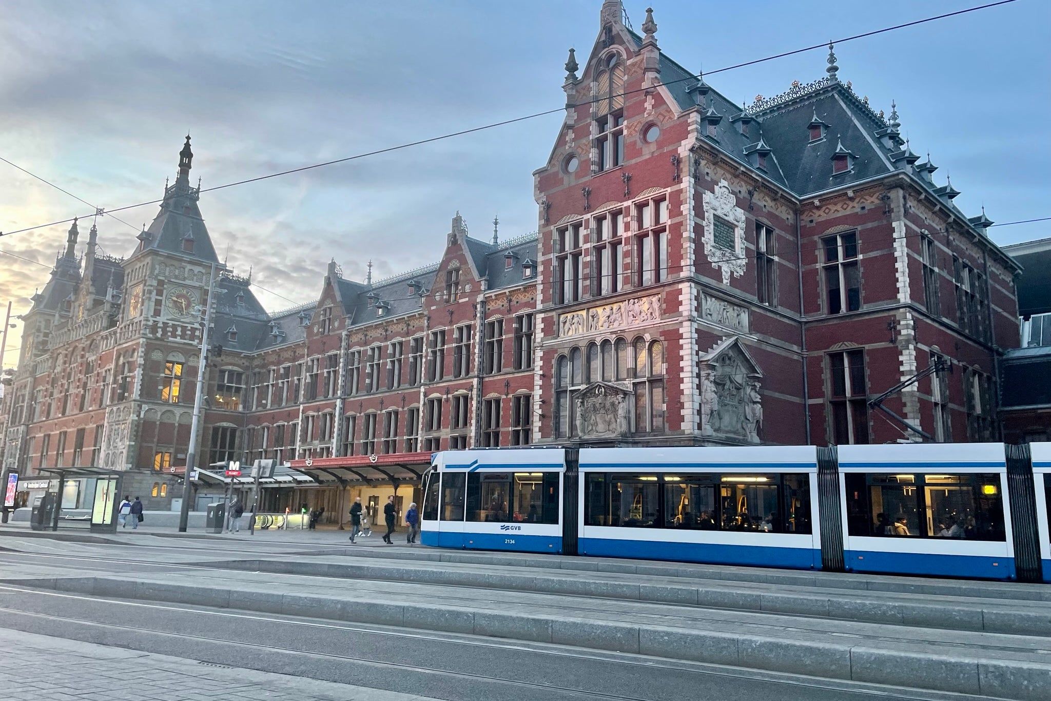 Amsterdam’s tram network makes it easy to explore independently (Carrie-Ann Lightly)