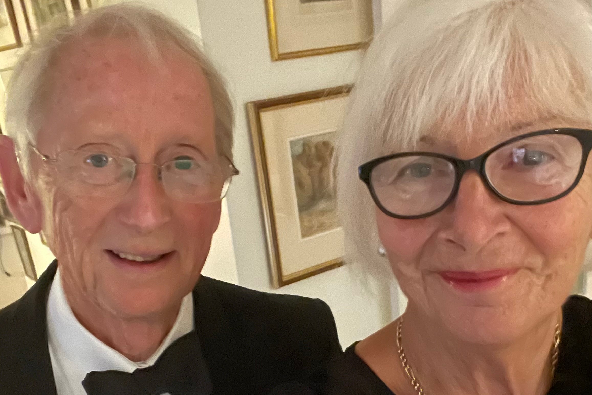 Rees Jenkins, 82, and Celia Jenkins, 78, were due to fly out to Kefalonia when the incident occurred (Celia Jenkins)