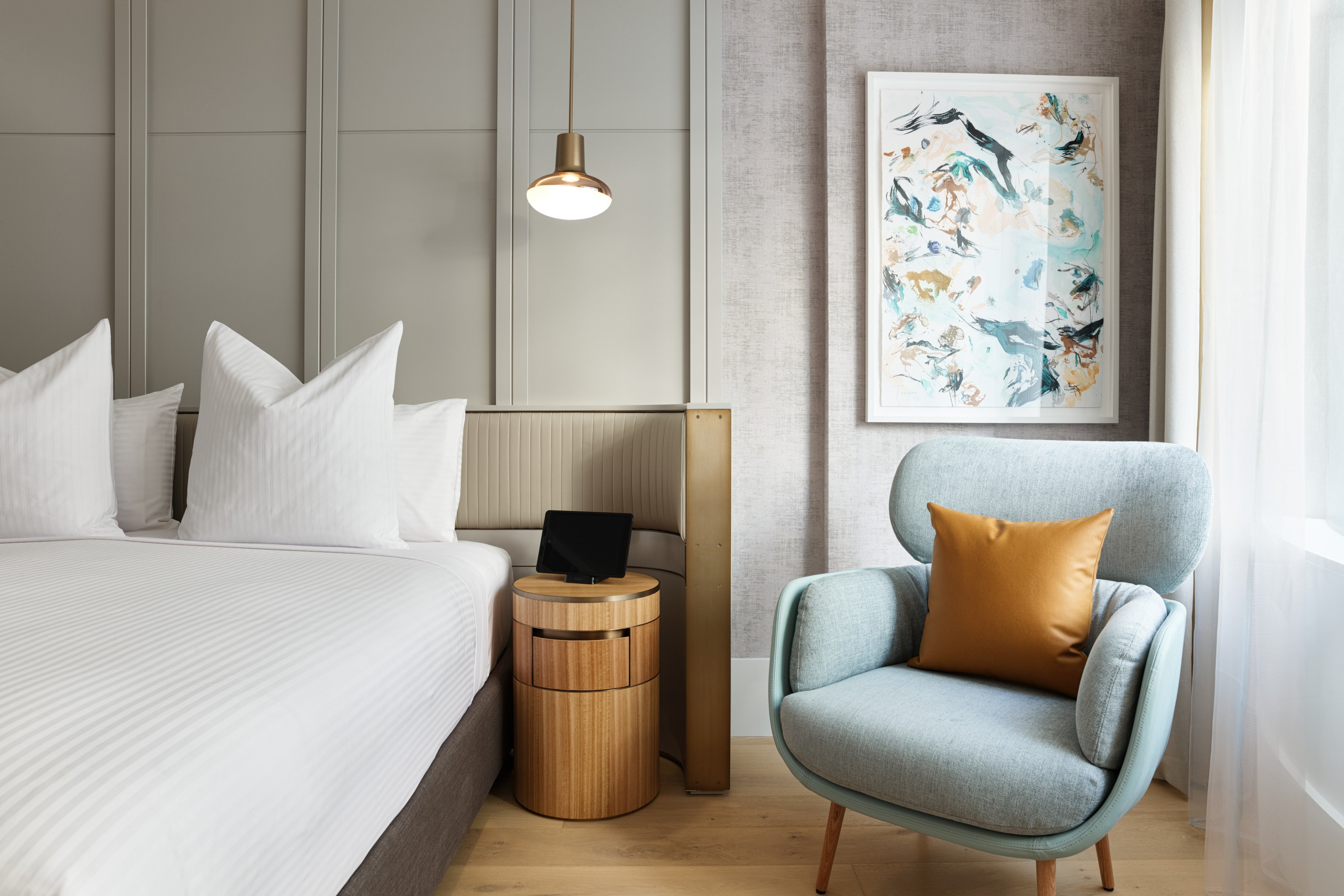 Porter House Hotel has contemporary interiors (Steven Woodburn)