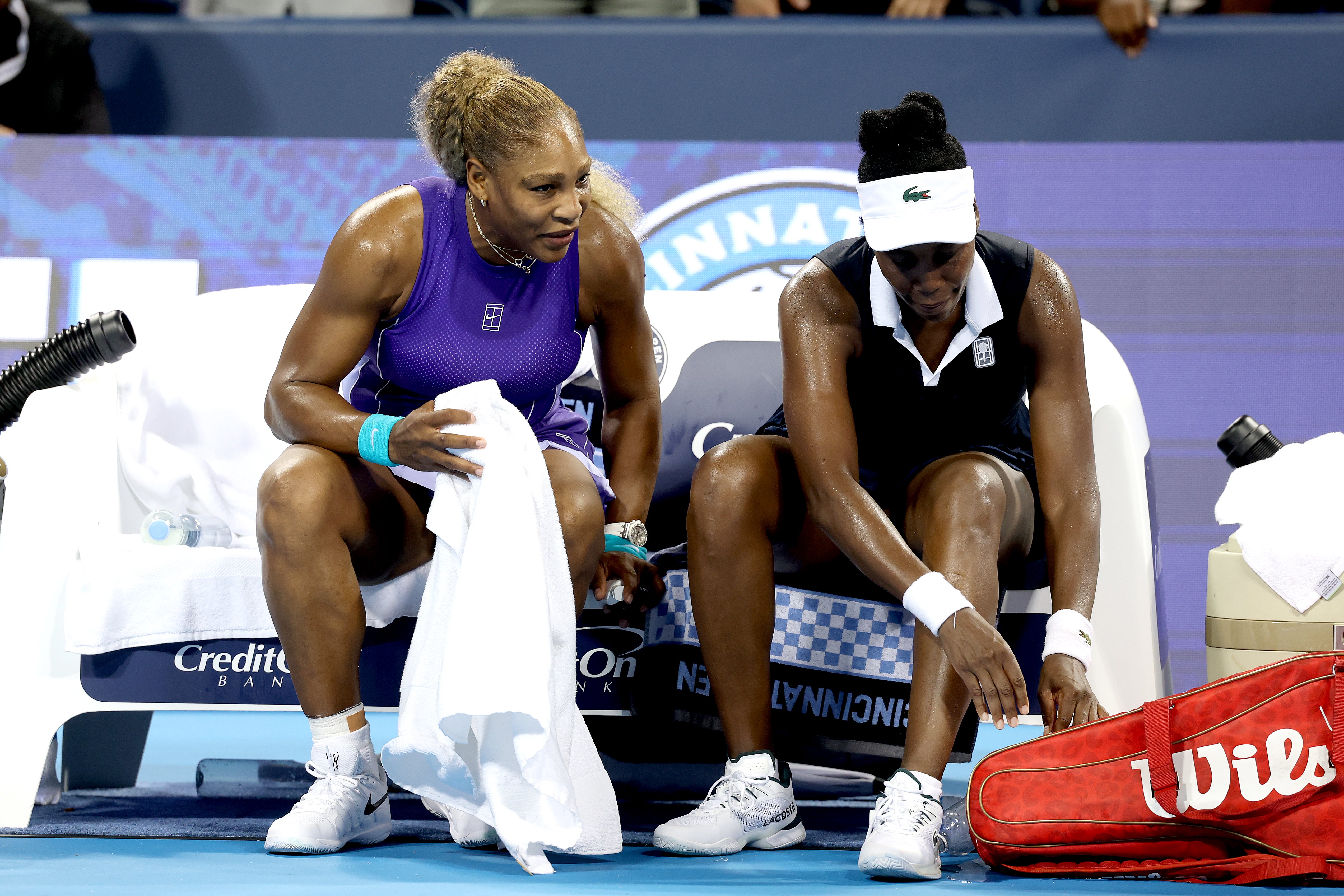 Venus Williams could have been drawn against her sister if Serena had decided to play singles