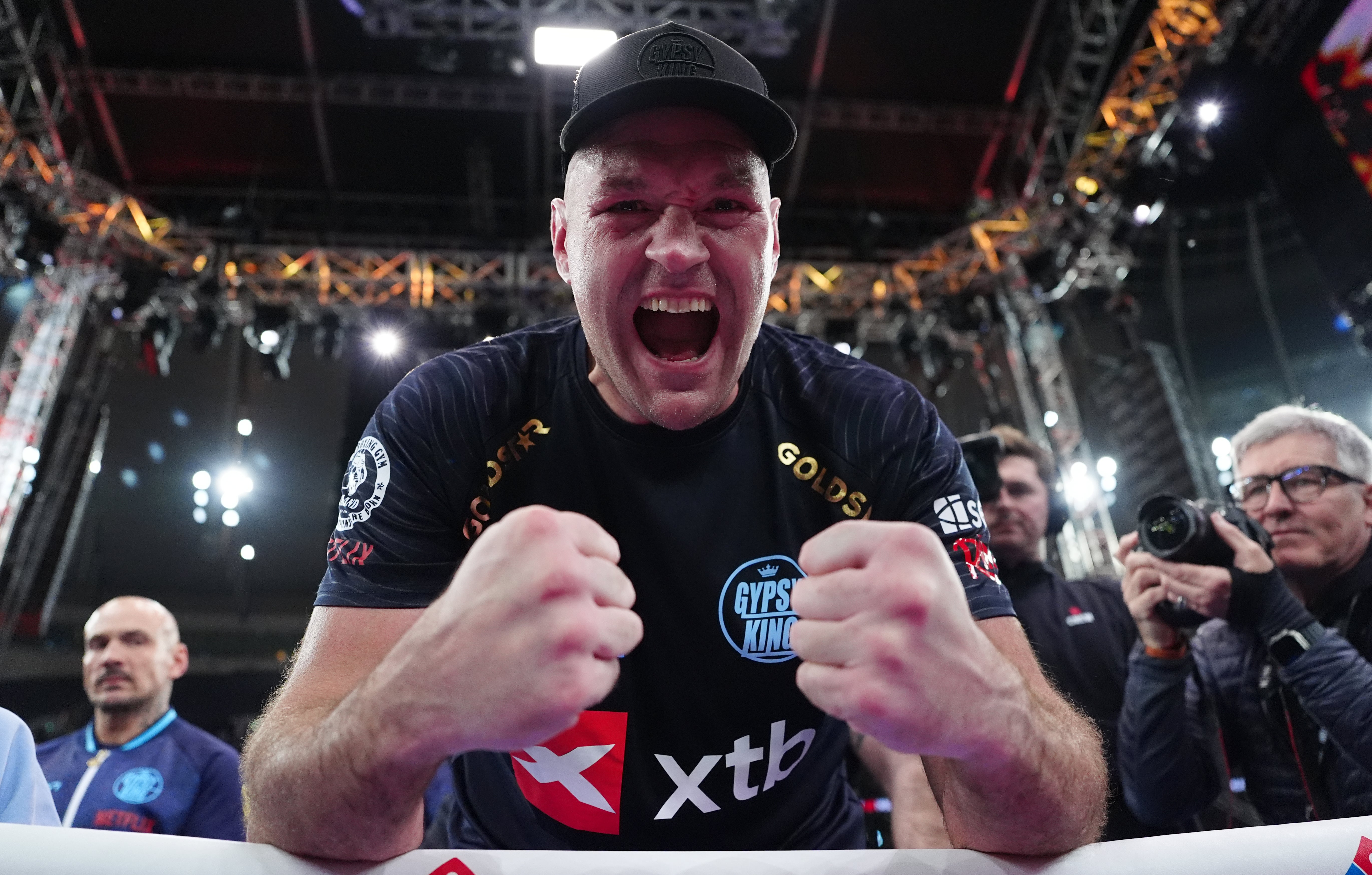 Tyson Fury is in Miami for a training camp in the hope of facing Anthony Joshua (Bradley Collyer/PA)