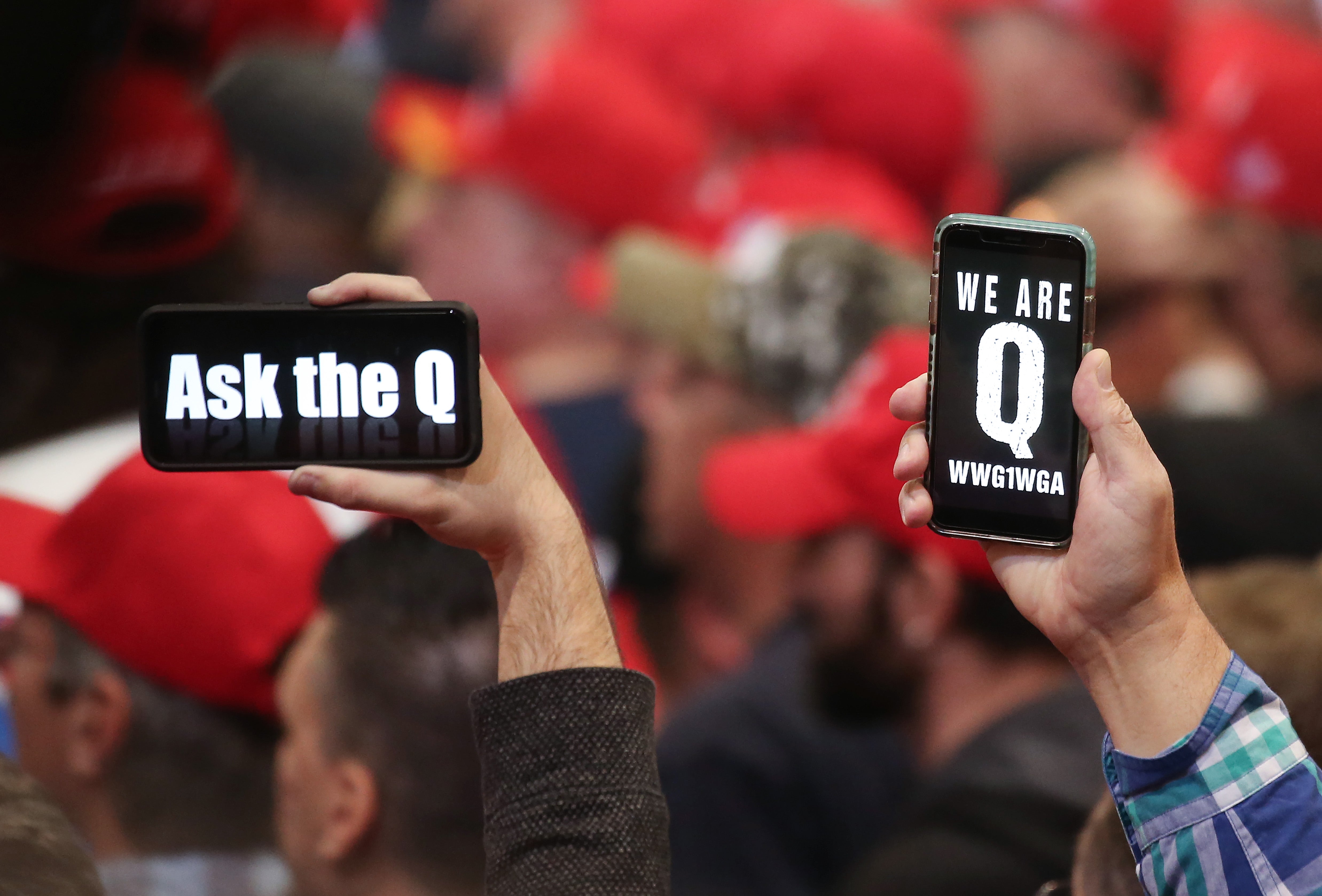 QAnon appeared on 4chan in October 2017 with claims that Hillary Clinton was about to be arrested