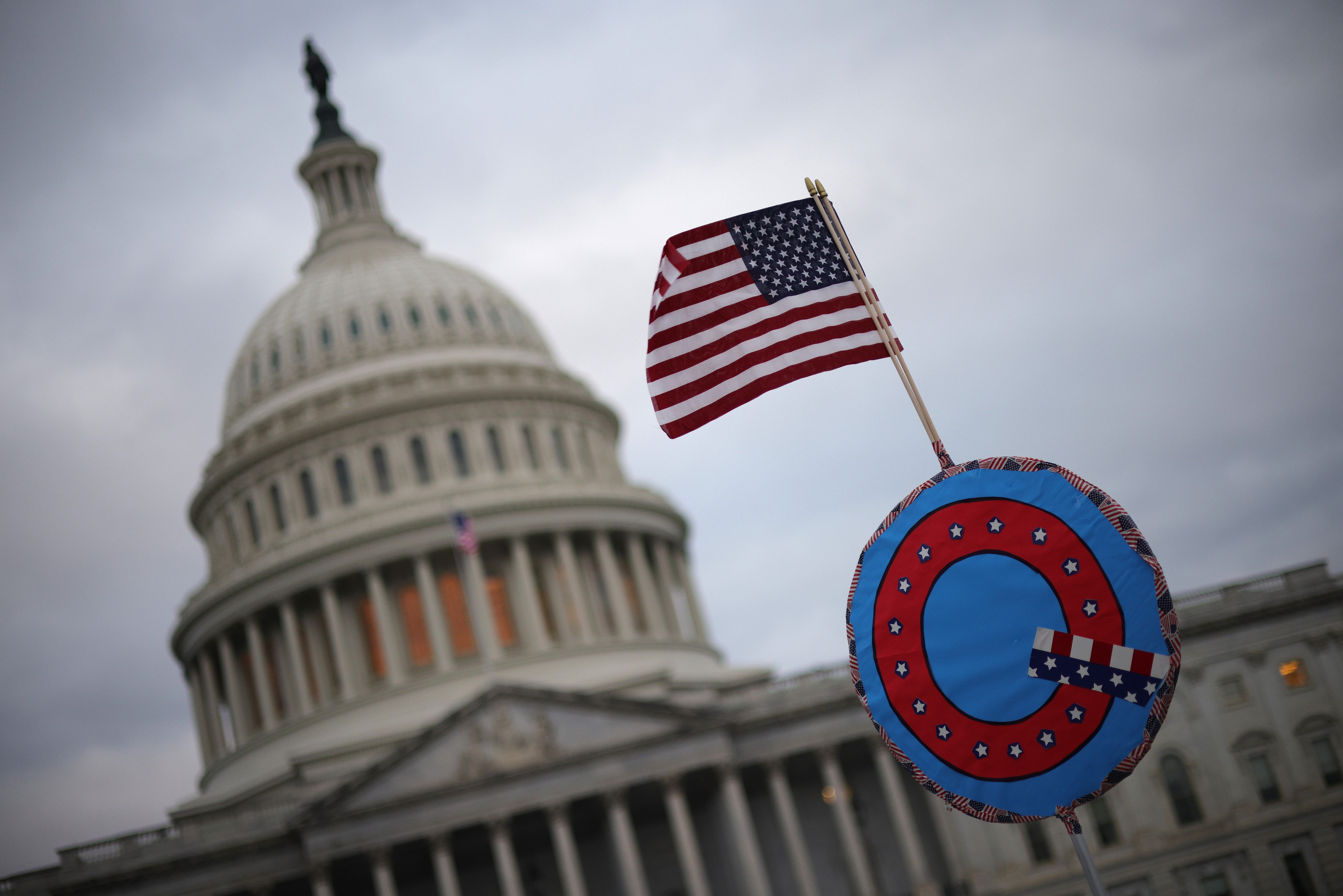 The new press secretary has also shared social media posts promoting QAnon