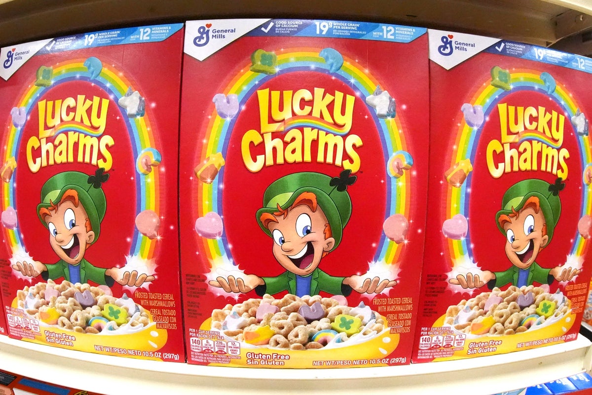 General Mills removes artificial dyes from U.S. cereals including Trix and Lucky Charms