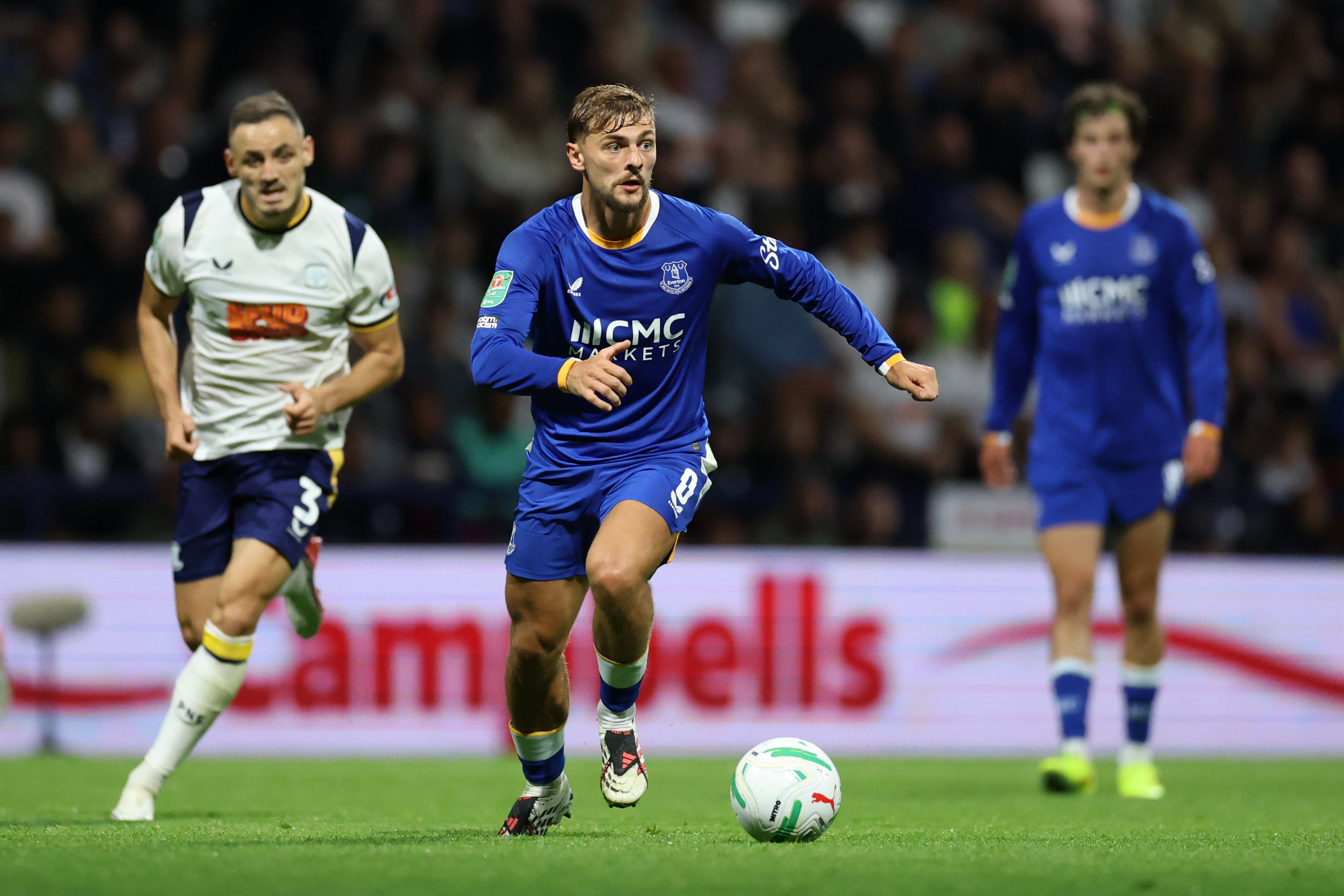 Everton cruised to victory courtesy of an outstanding performance from Kiernan Dewsbury-Hall