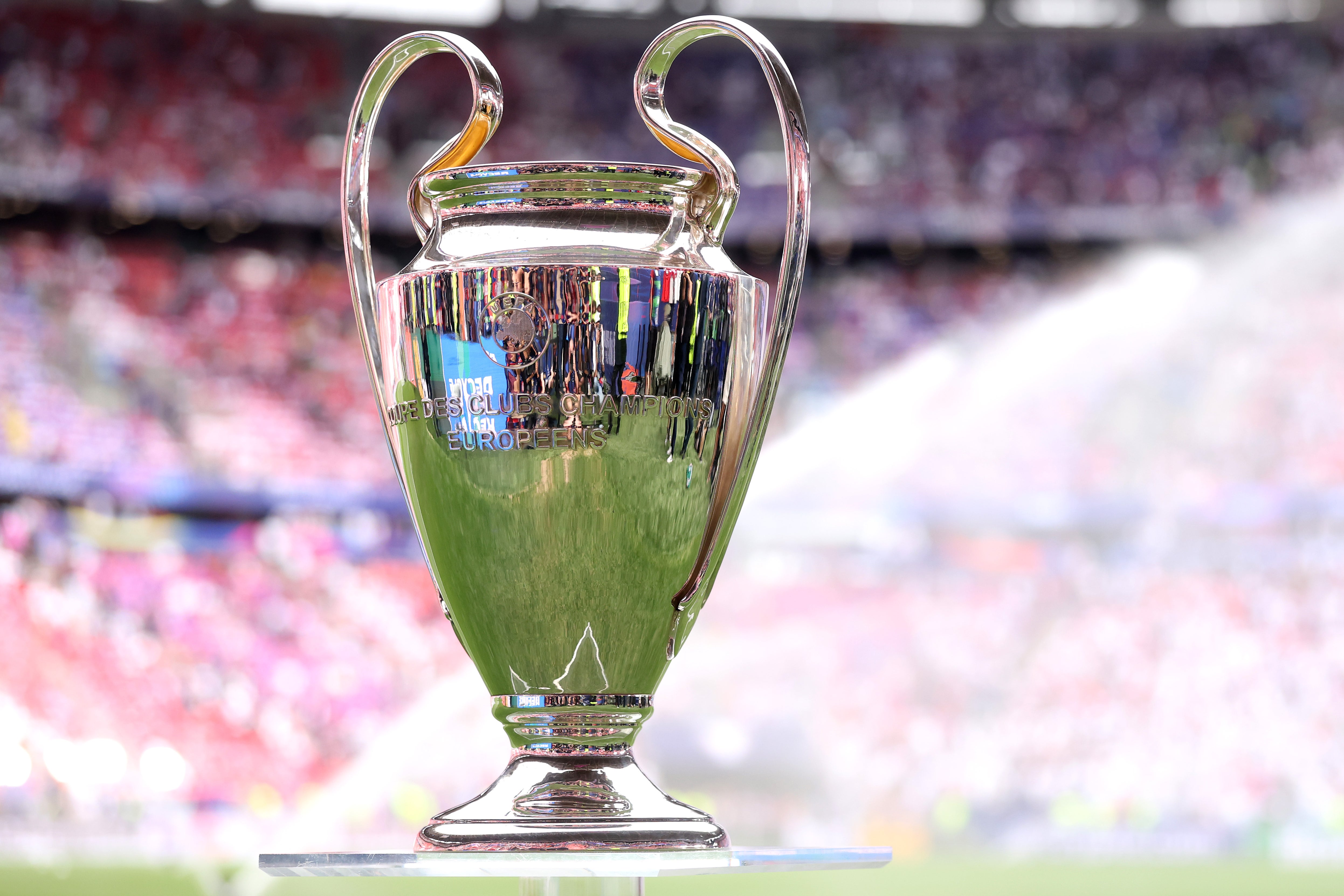 The Champions League trophy (Getty)