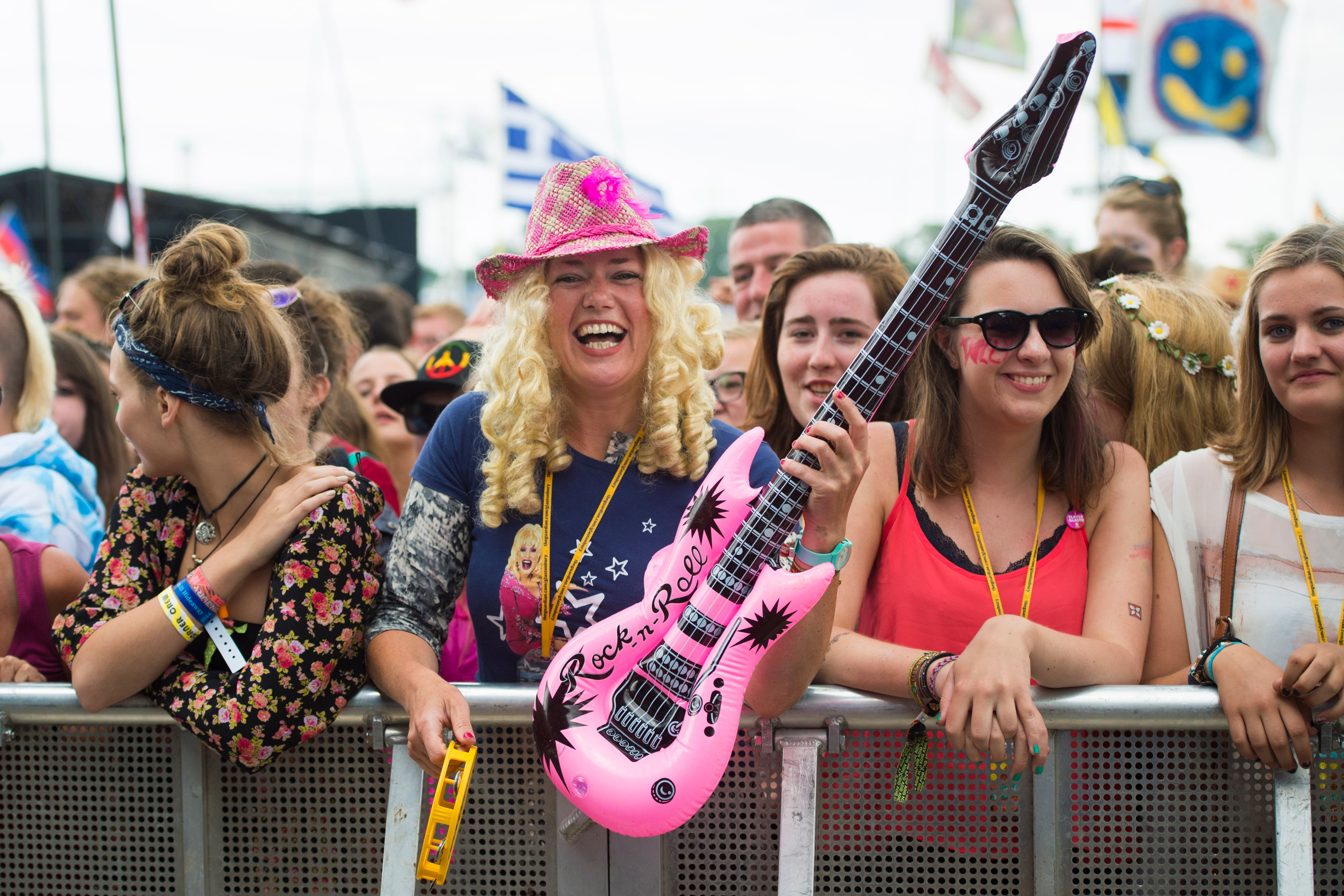 Wigs, costumes and singing along: Parton inspired the crowd