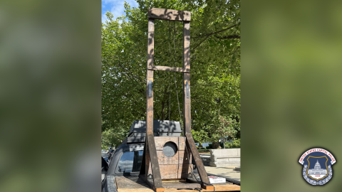 California man arrested near U.S. Capitol with guillotine in truck