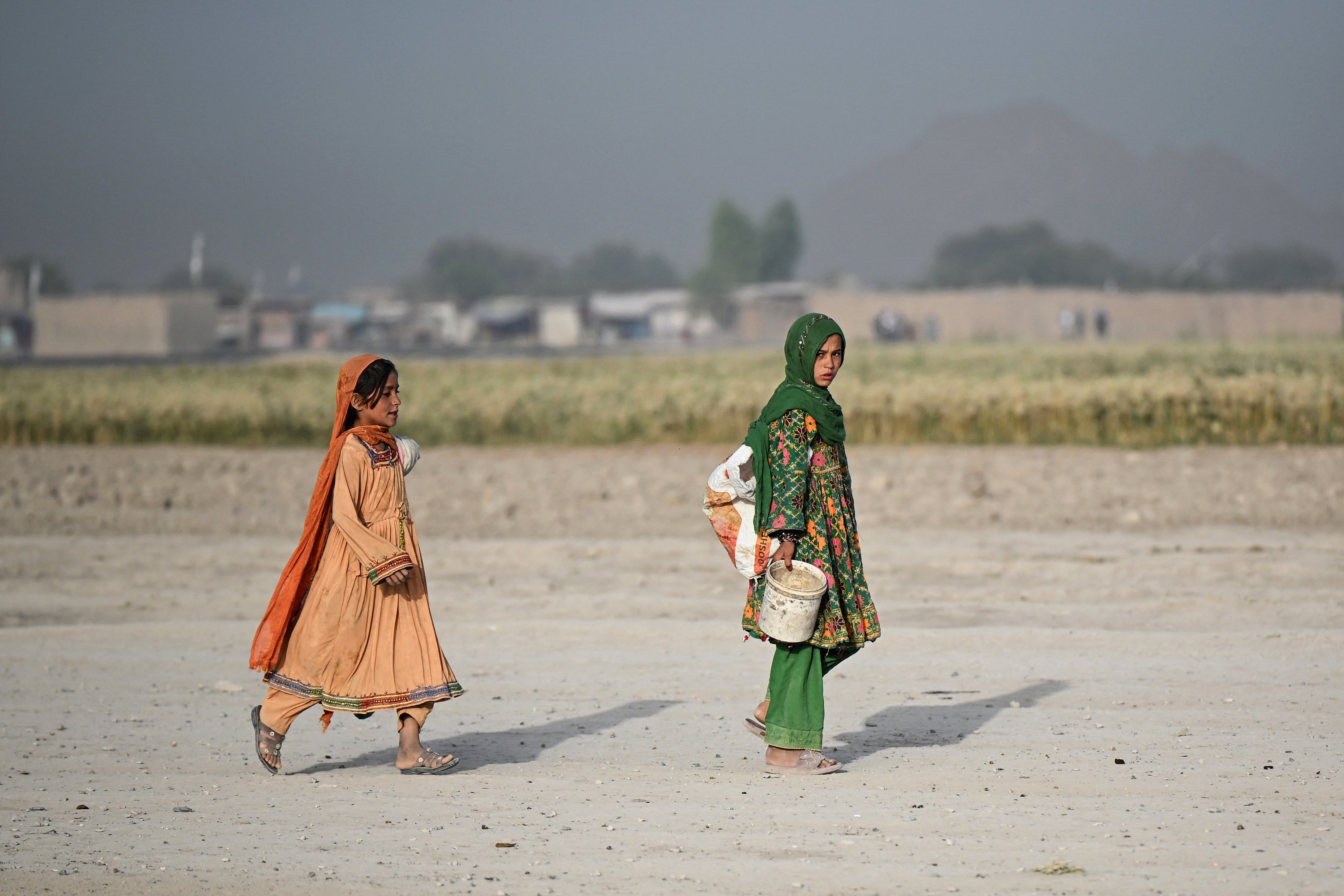 Girls over the age of 12 are banned from school in Afghanistan