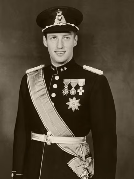 Crown Prince Harald pictured in 1959