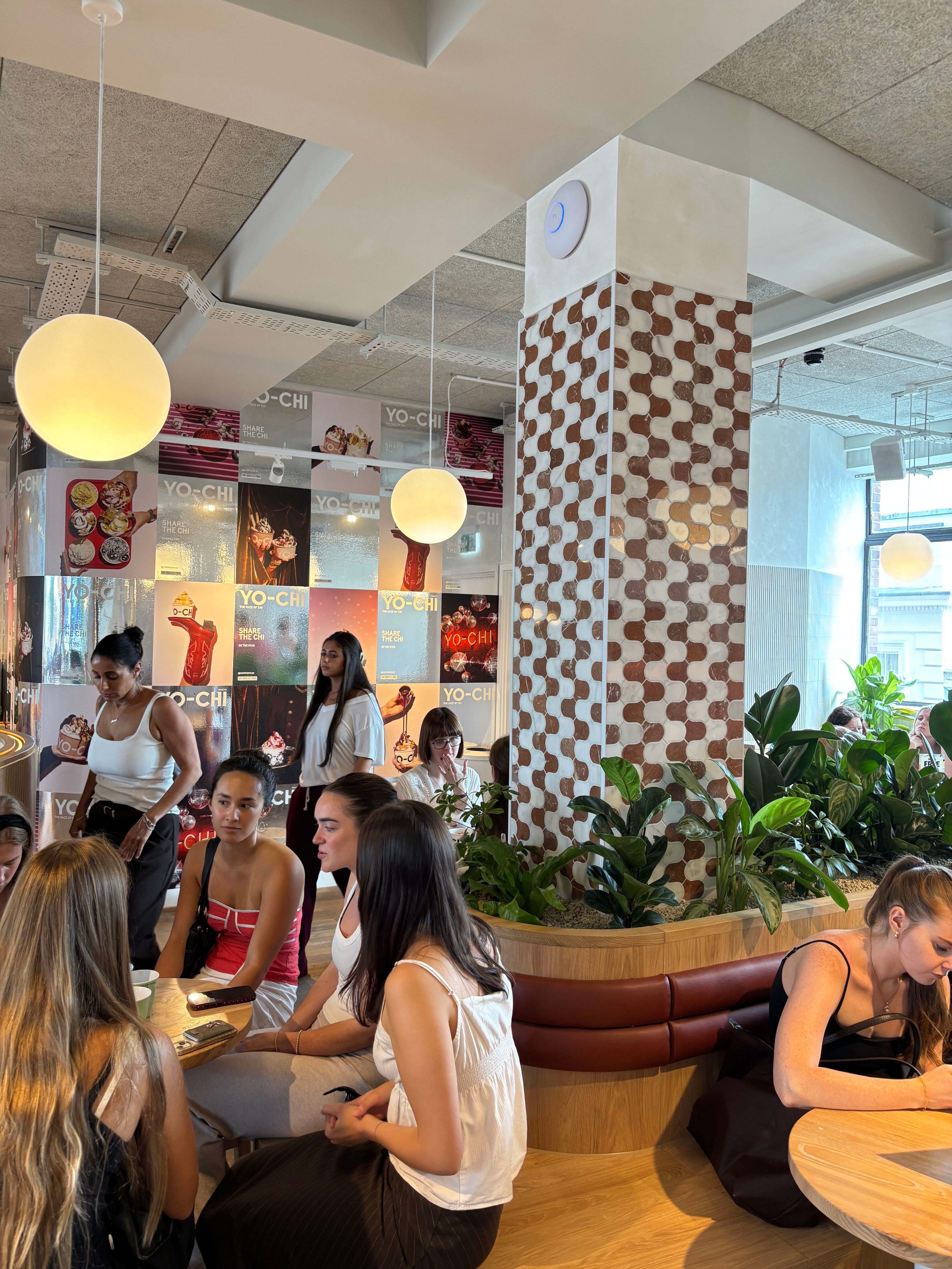 Fro yo has become a new social option for people who don’t want to go to a bar
