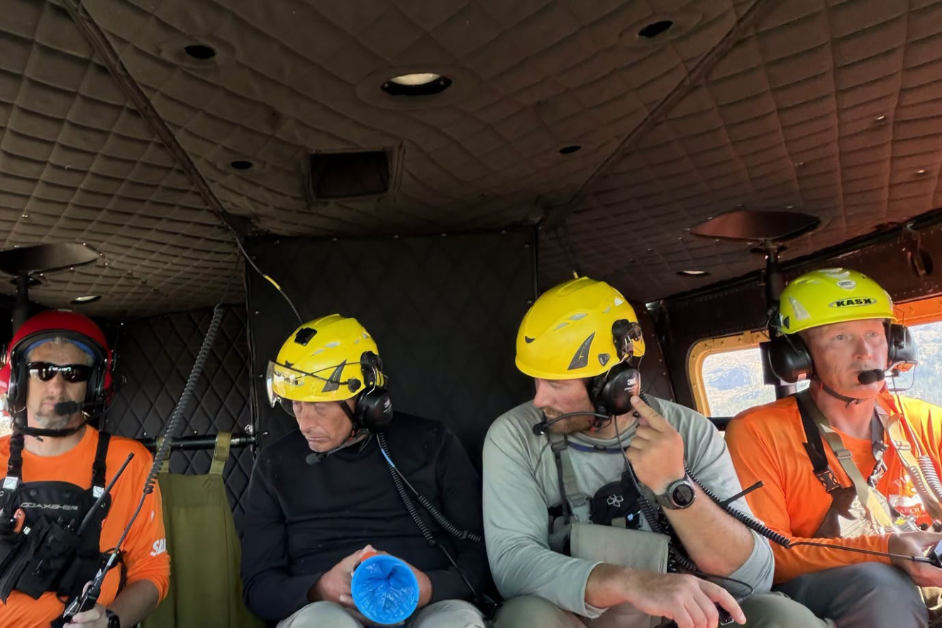Shaun was taken via helicopter to a hospital, as he was disoriented and dehydrated when found (Sublette County Sheriff's Office﻿)