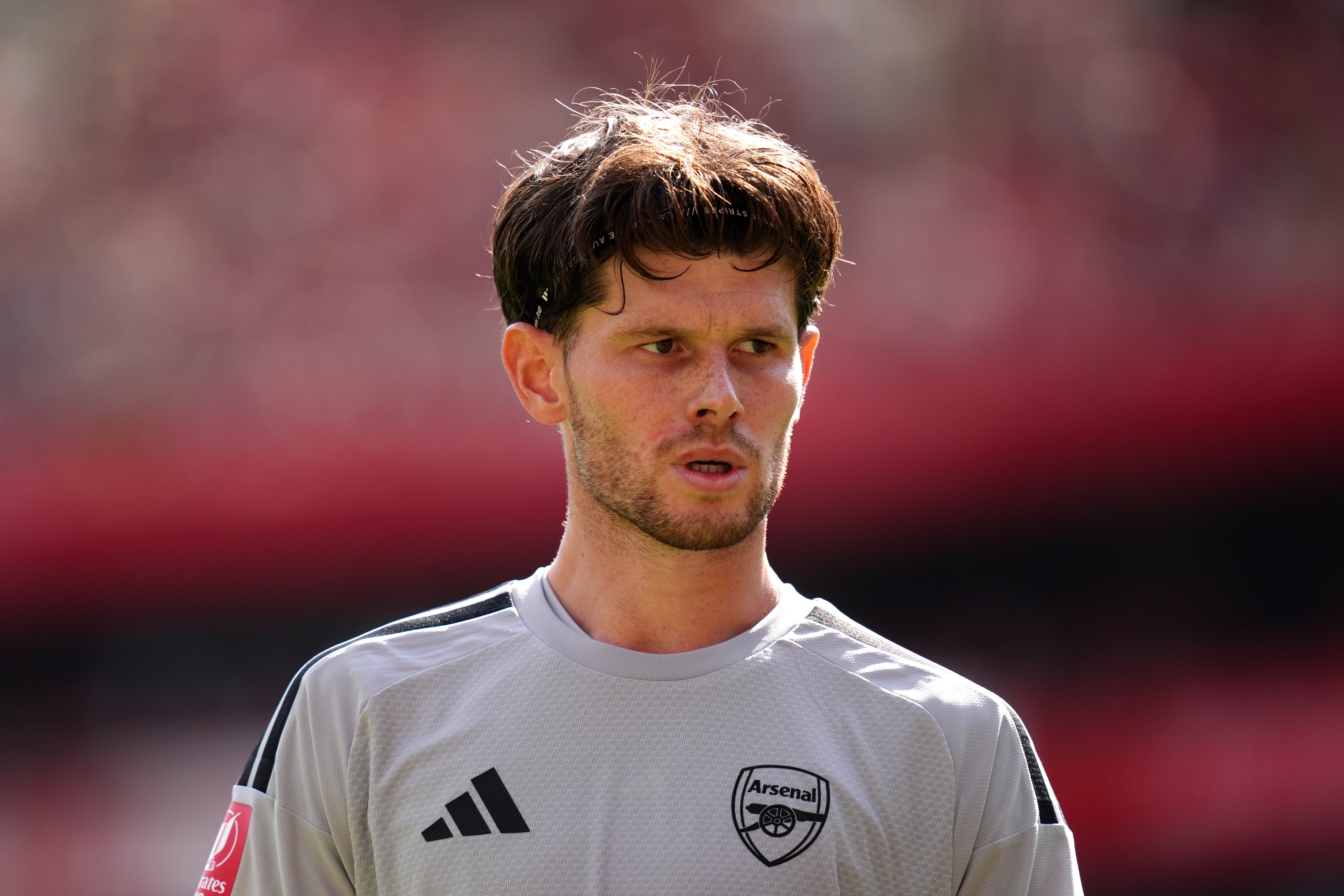 Arsenal goalkeeper Illan Meslier during the Emirates Cup match