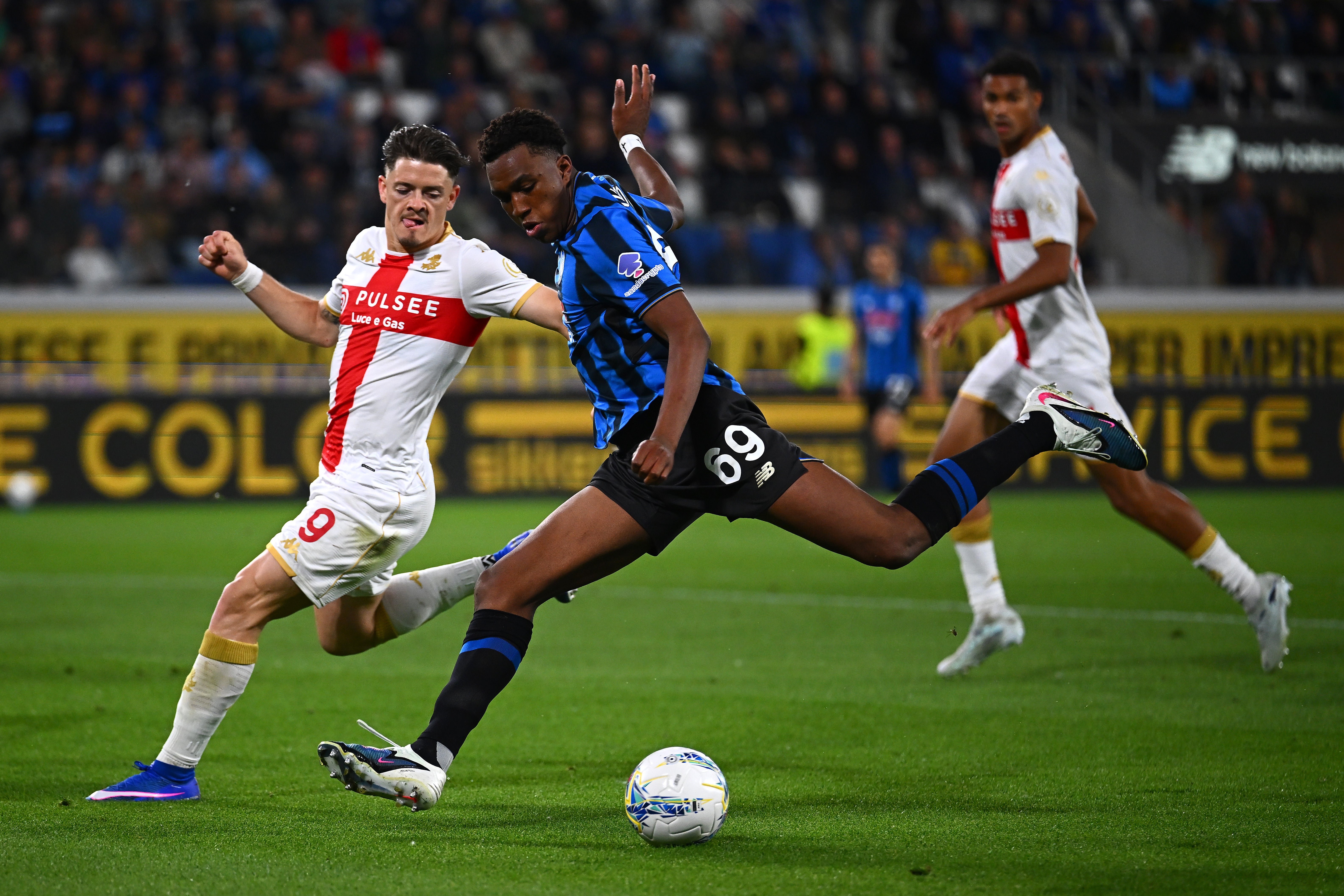 Honest Ahanor in action for Atalanta