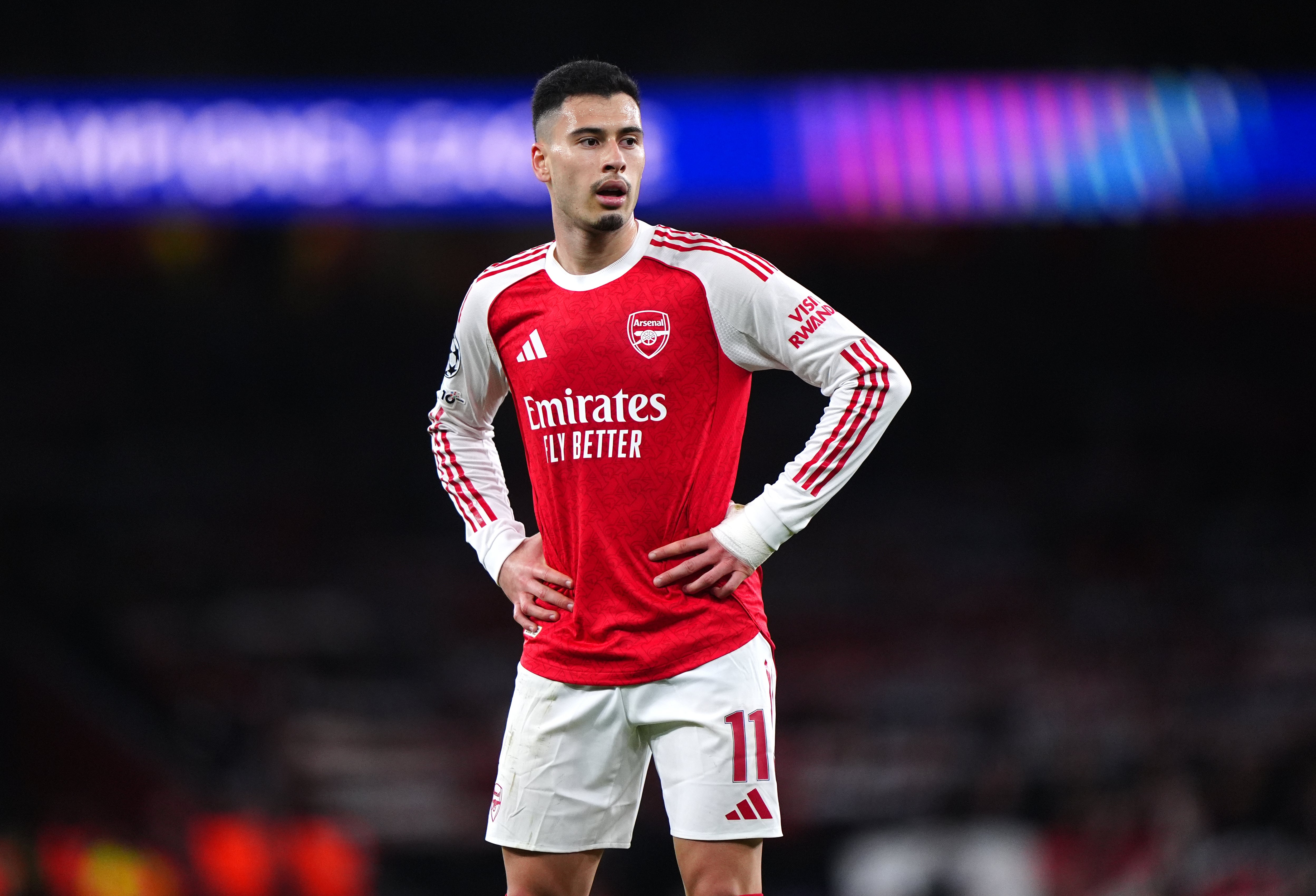 Gabriel Martinelli looks set to leave the Gunners (Bradley Collyer/PA)