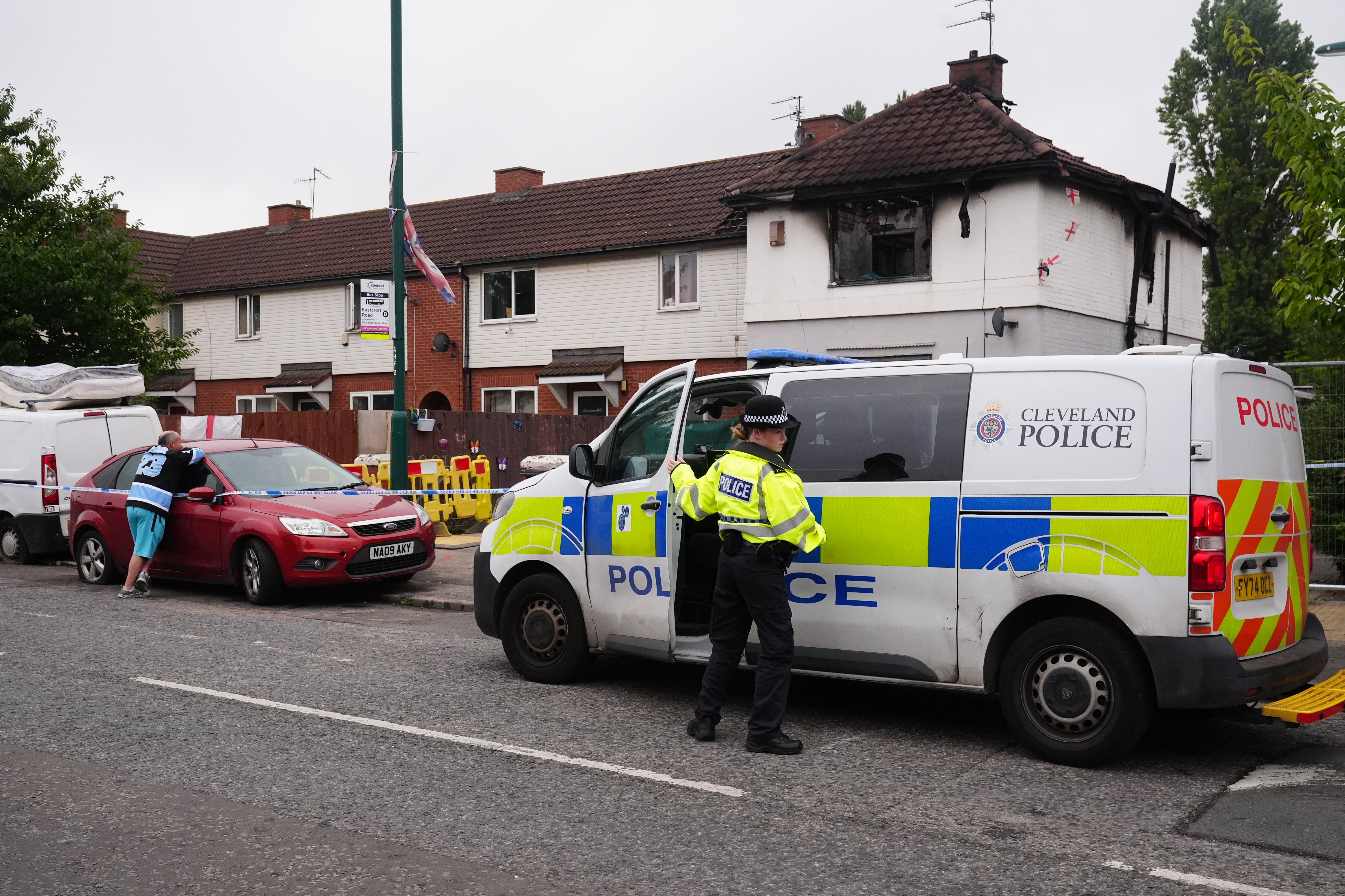 Investigations were continuing into the blaze in Grangetown, near Middlesbrough