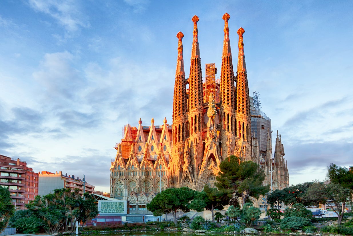 Katie watched the Tour de France’s Grand Départ from the Sagrada Familia (Getty Images / iStockPhoto)