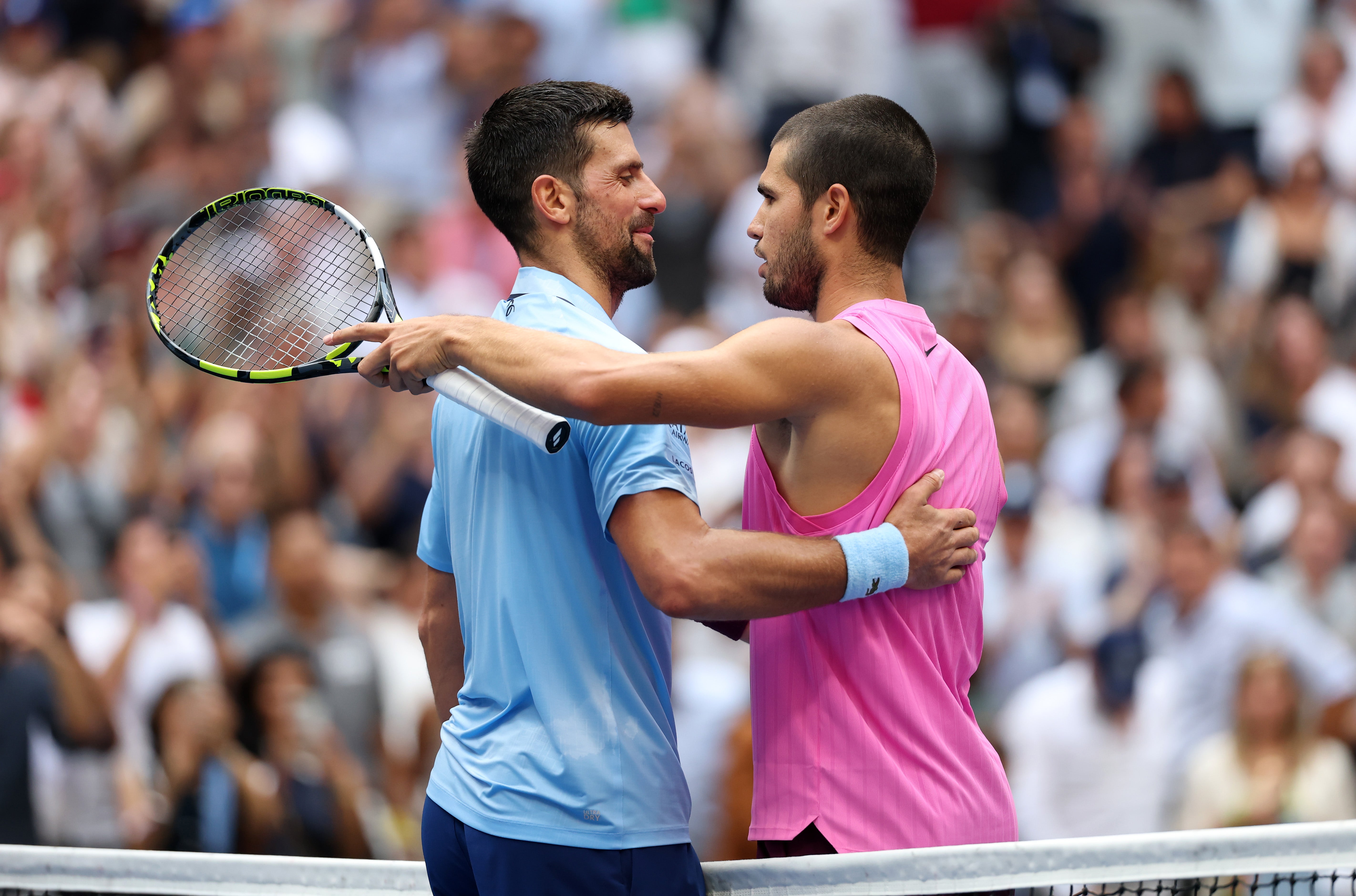 Djokovic lost to Carlos Alcaraz in the semi-finals last year; he is forecasted to face the Spaniard again at the same stage this year