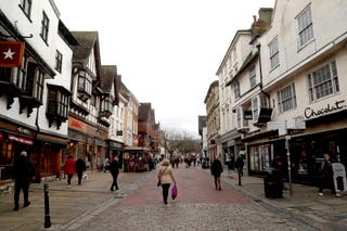 Reviving Britain’s high streets has been a key focus for the Prime Minister since he took over in No 10 (Gareth Fuller/PA)