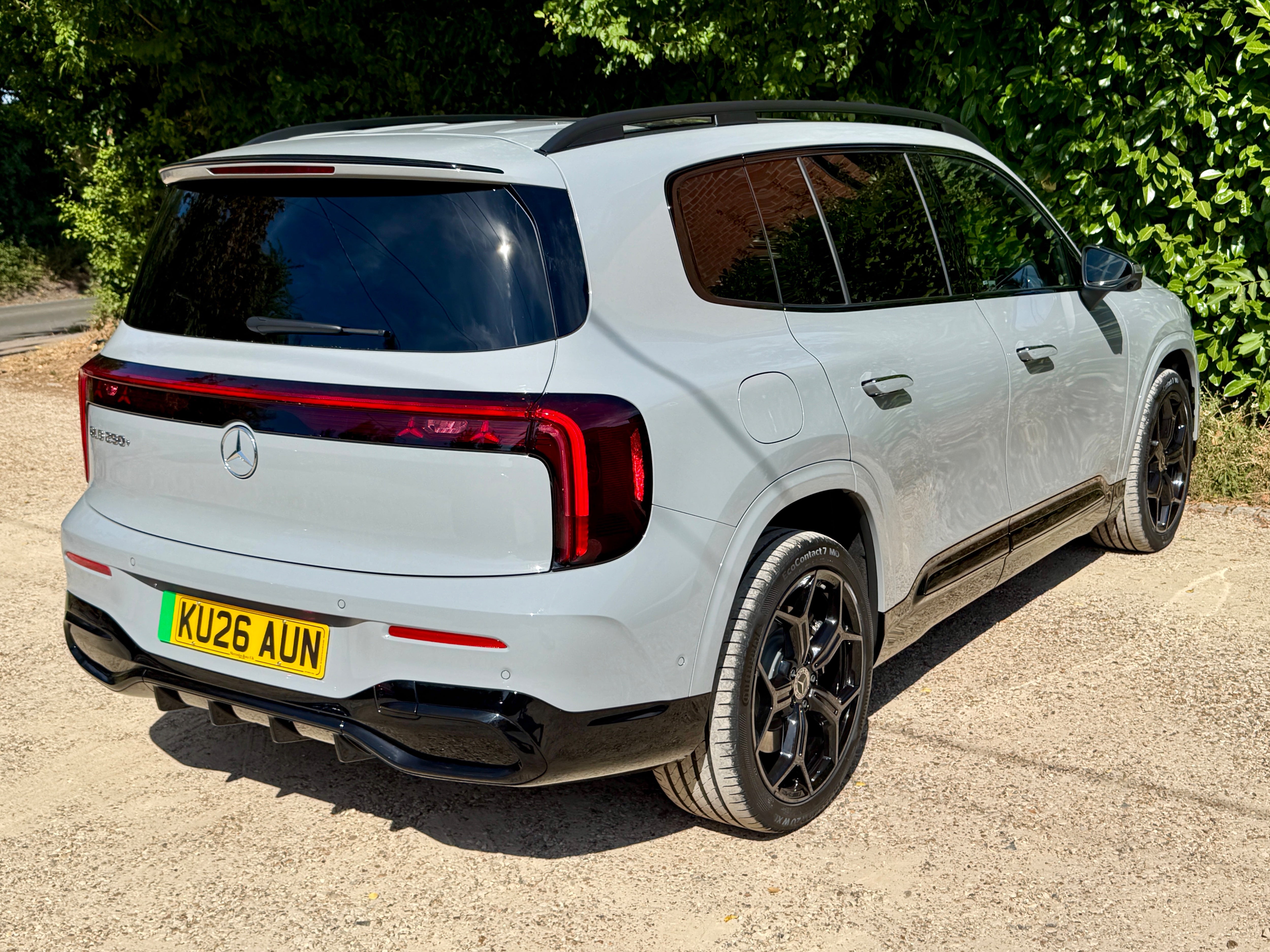Vertical back end helps the Mercedes GLB's practicality – both for passenger and luggage space (Steve Fowler)