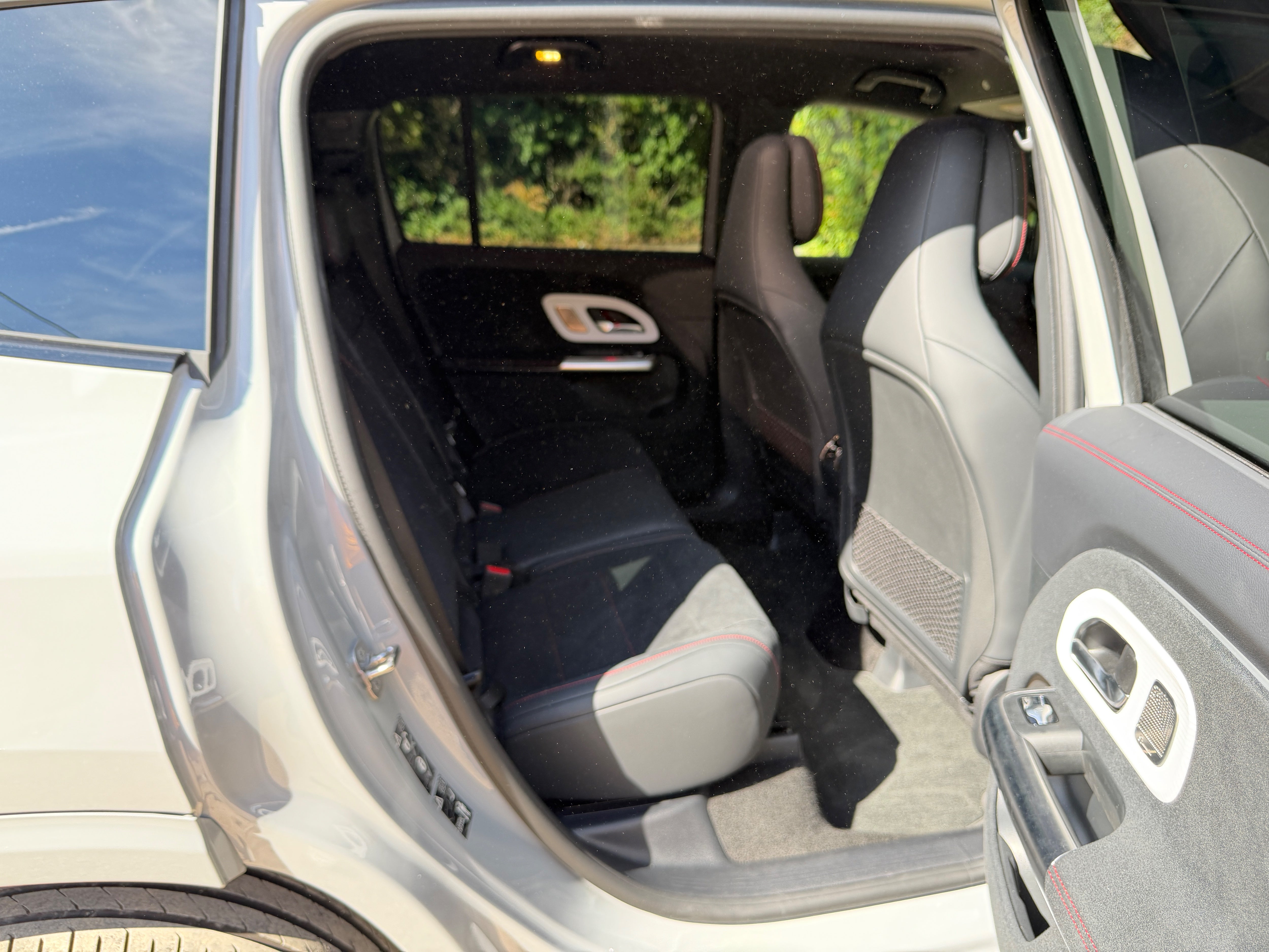 Second-row space in the GLB is impressive and seats will slide forward to give third row passengers more room (Steve Fowler)
