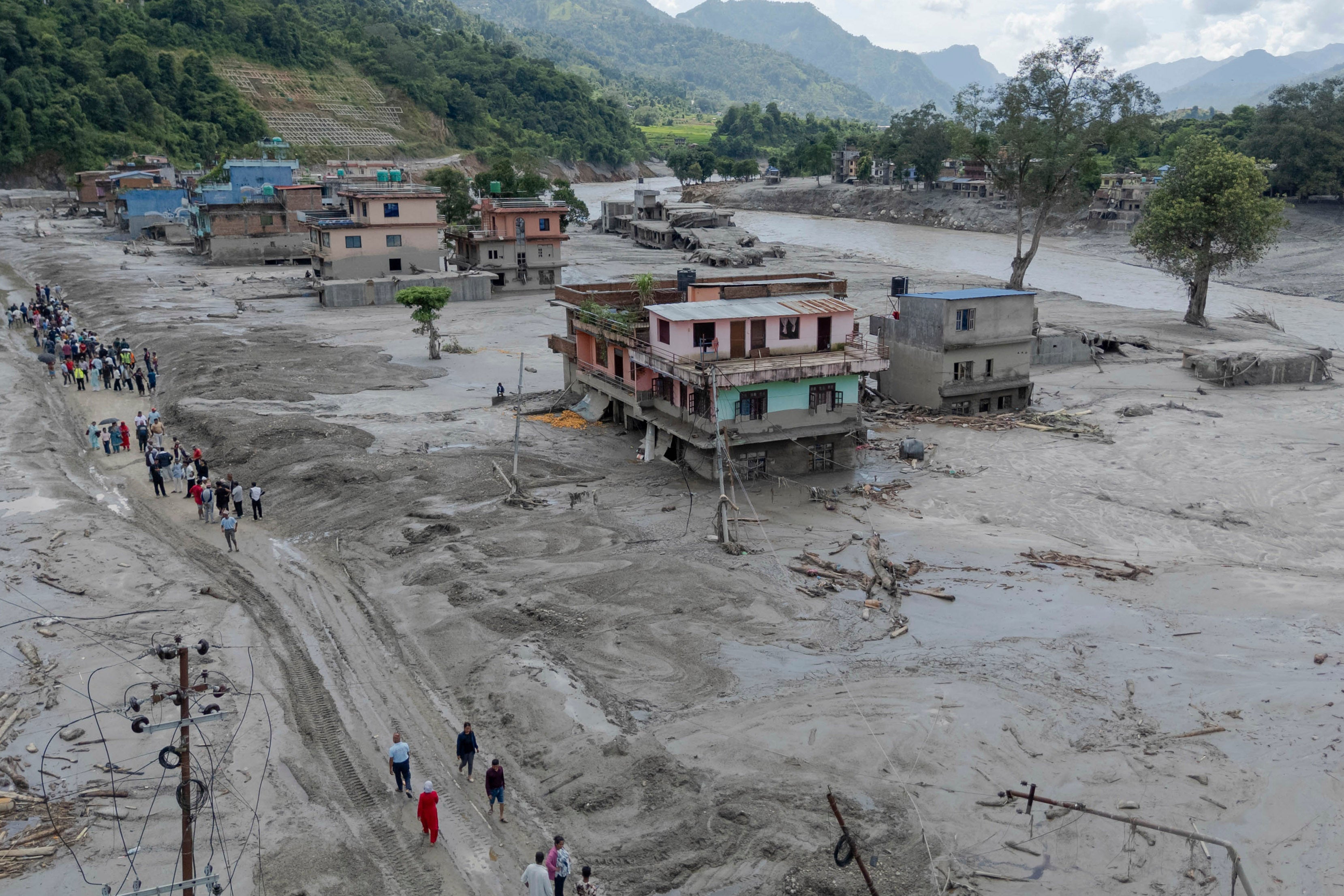 NEPAL-INUNDACIONES