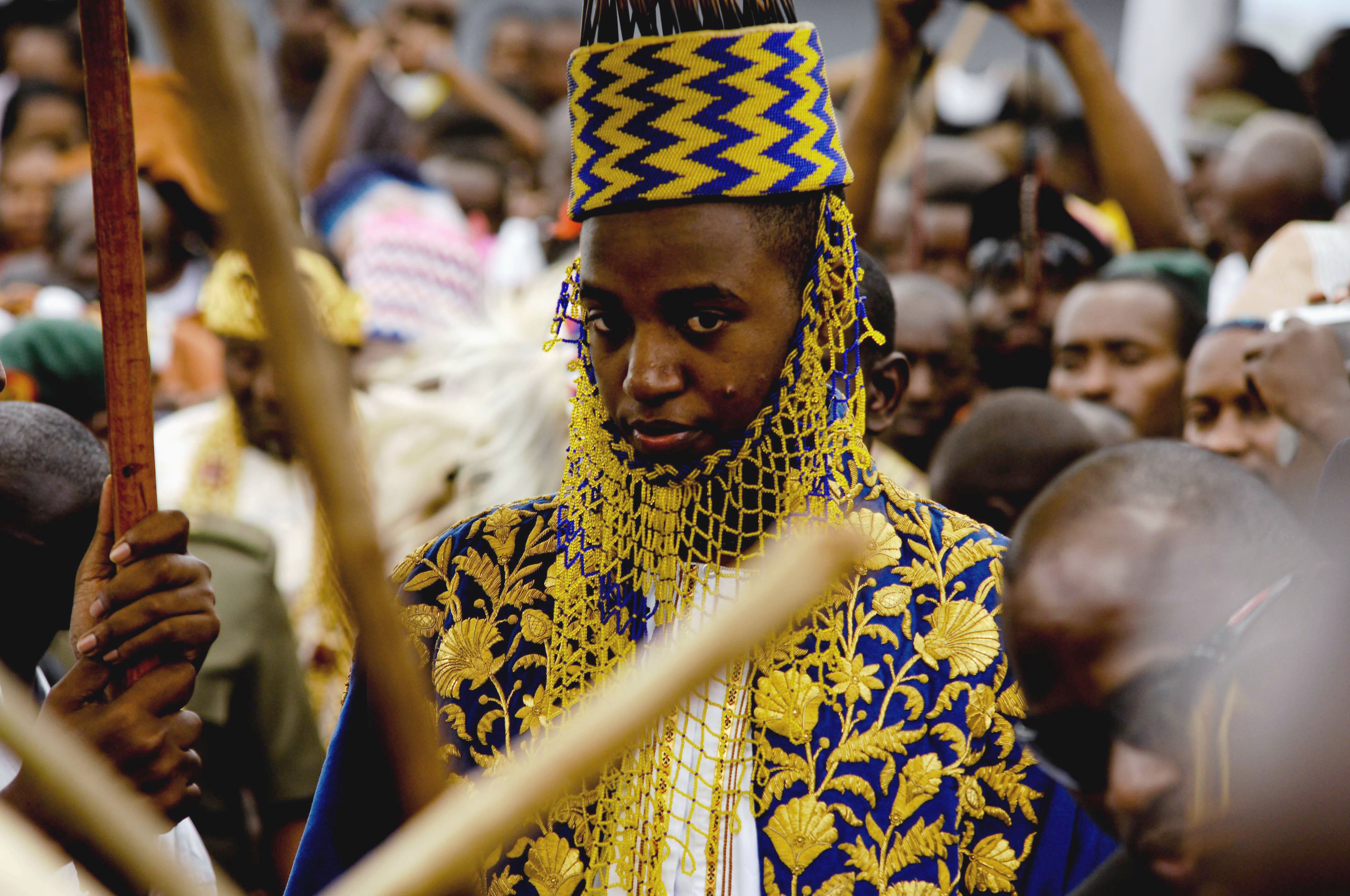 King Oyo Nyimba Kabamba Iguru Rukidi IV during his 18th birthday in 2010