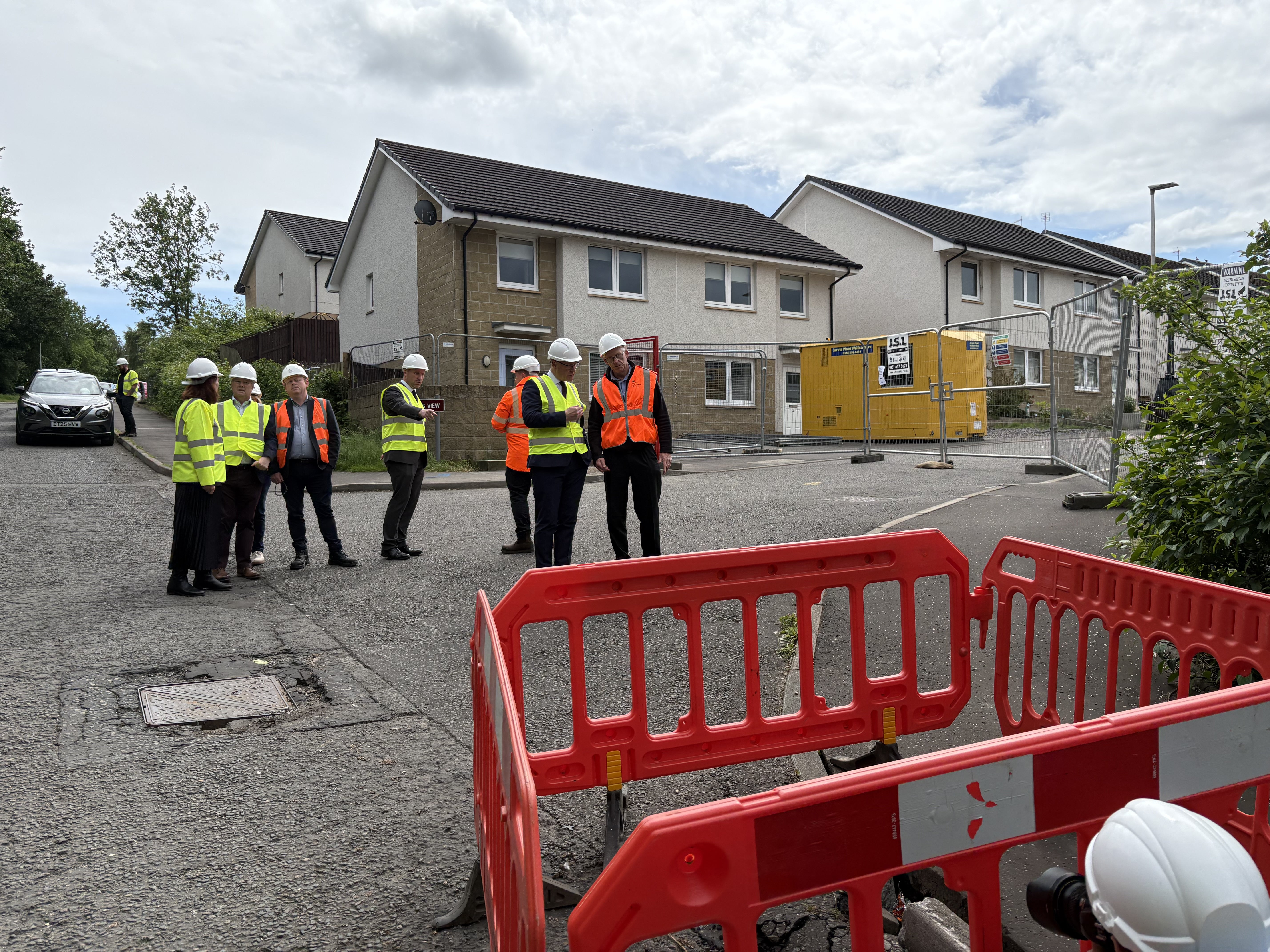 First Minister John Swinney visited Coalsnaughton in June (PA Wire)