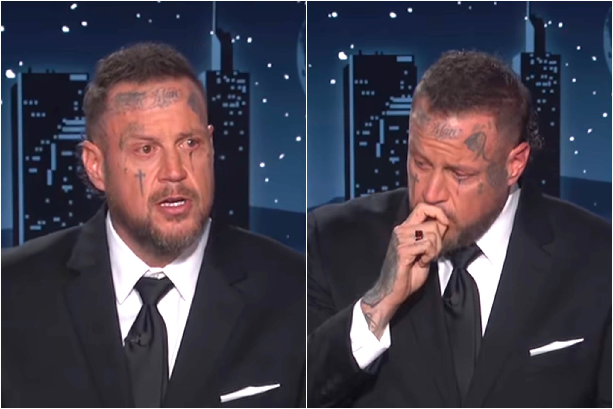 Jelly Roll finally addresses his political stance in emotional Jimmy Kimmel Live monologue