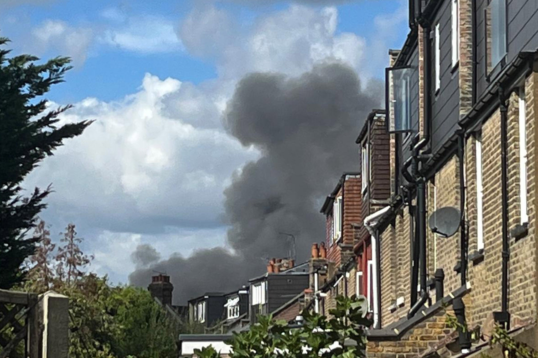 Residents have been urged to stay inside