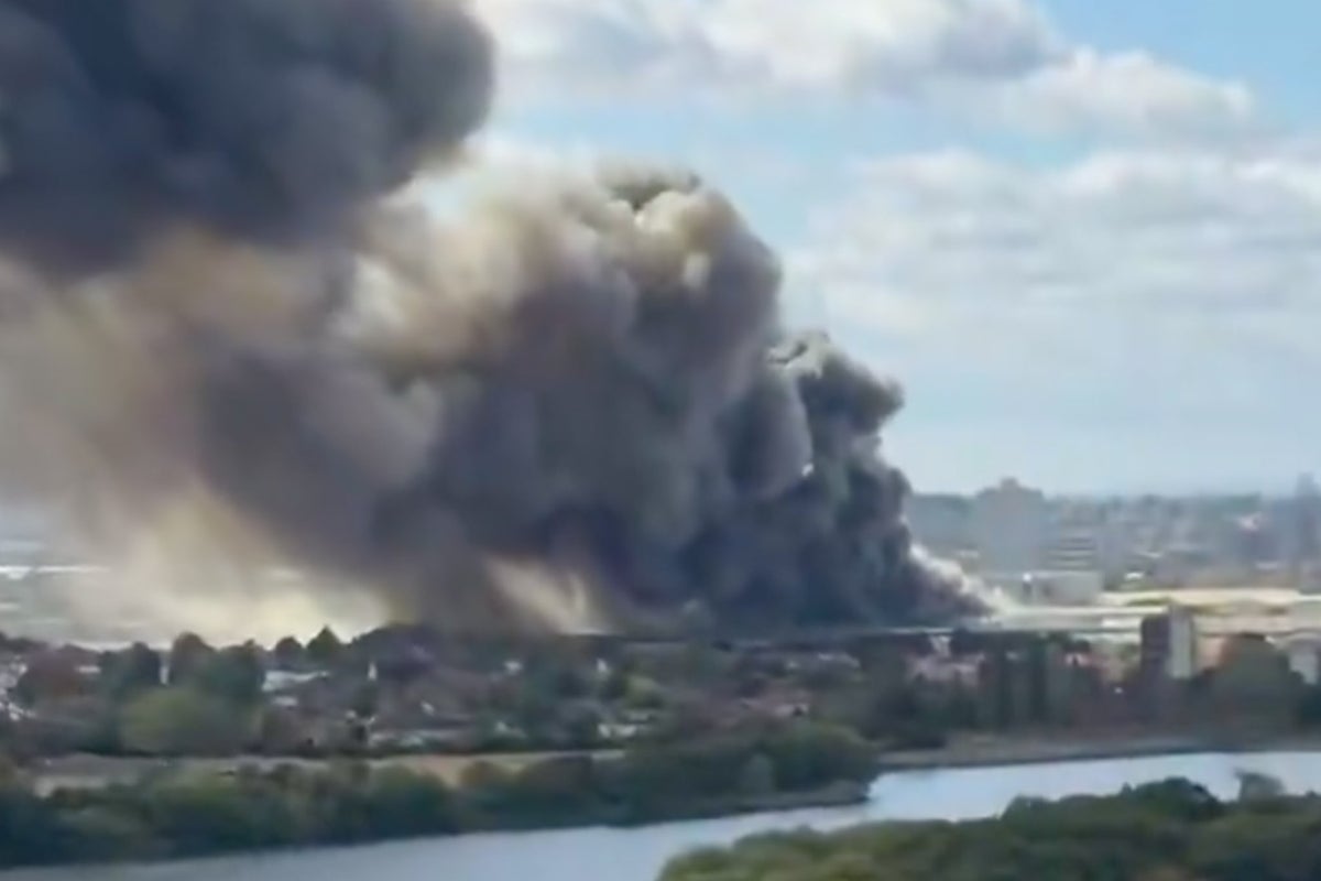 Wembley fire latest: Huge plume of smoke over London as blaze breaks out near stadium
