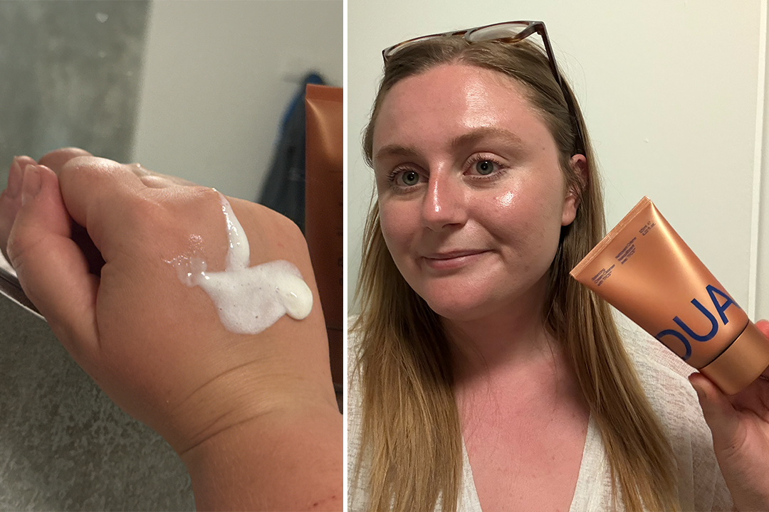 The formula is fragrance-free, making it suitable for sensitive skin (Lucy Smith/The Independent)