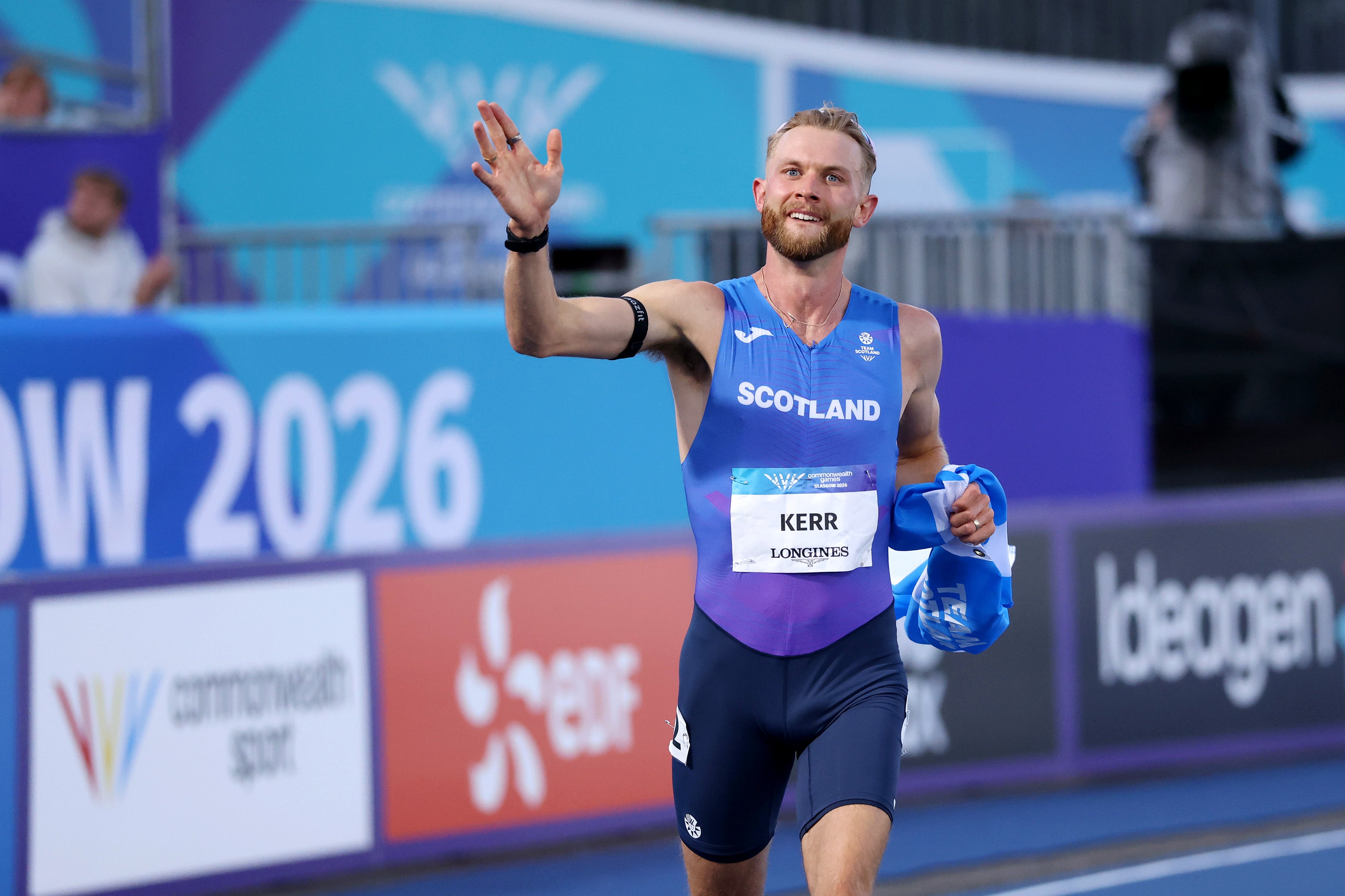 Kerr followed up his world record by winning the mile title at the Commonwealth Games