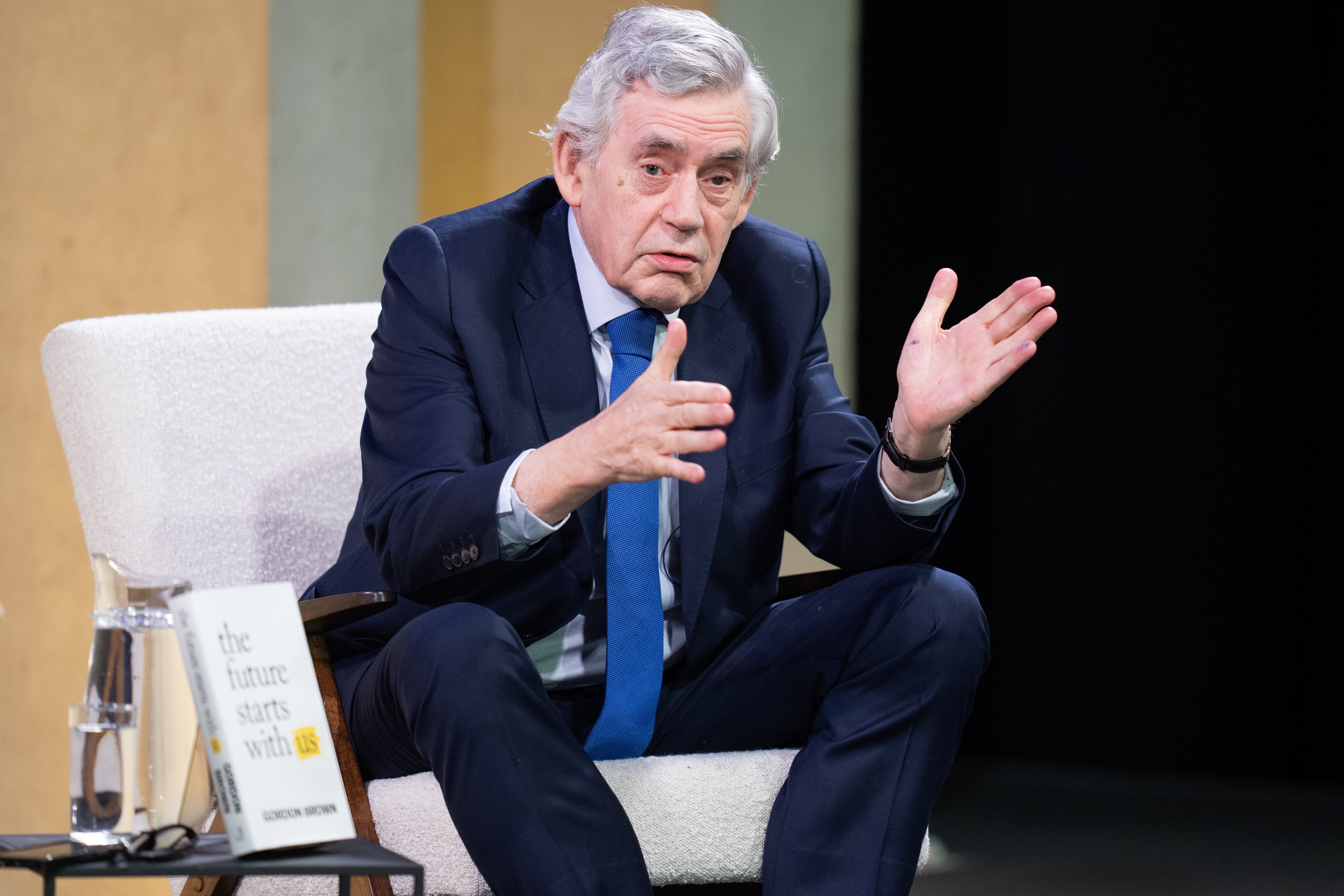 Former prime minister Gordon Brown made the comments during an appearance the Edinburgh International Book Festival (Jane Barlow/PA) (PA Wire)