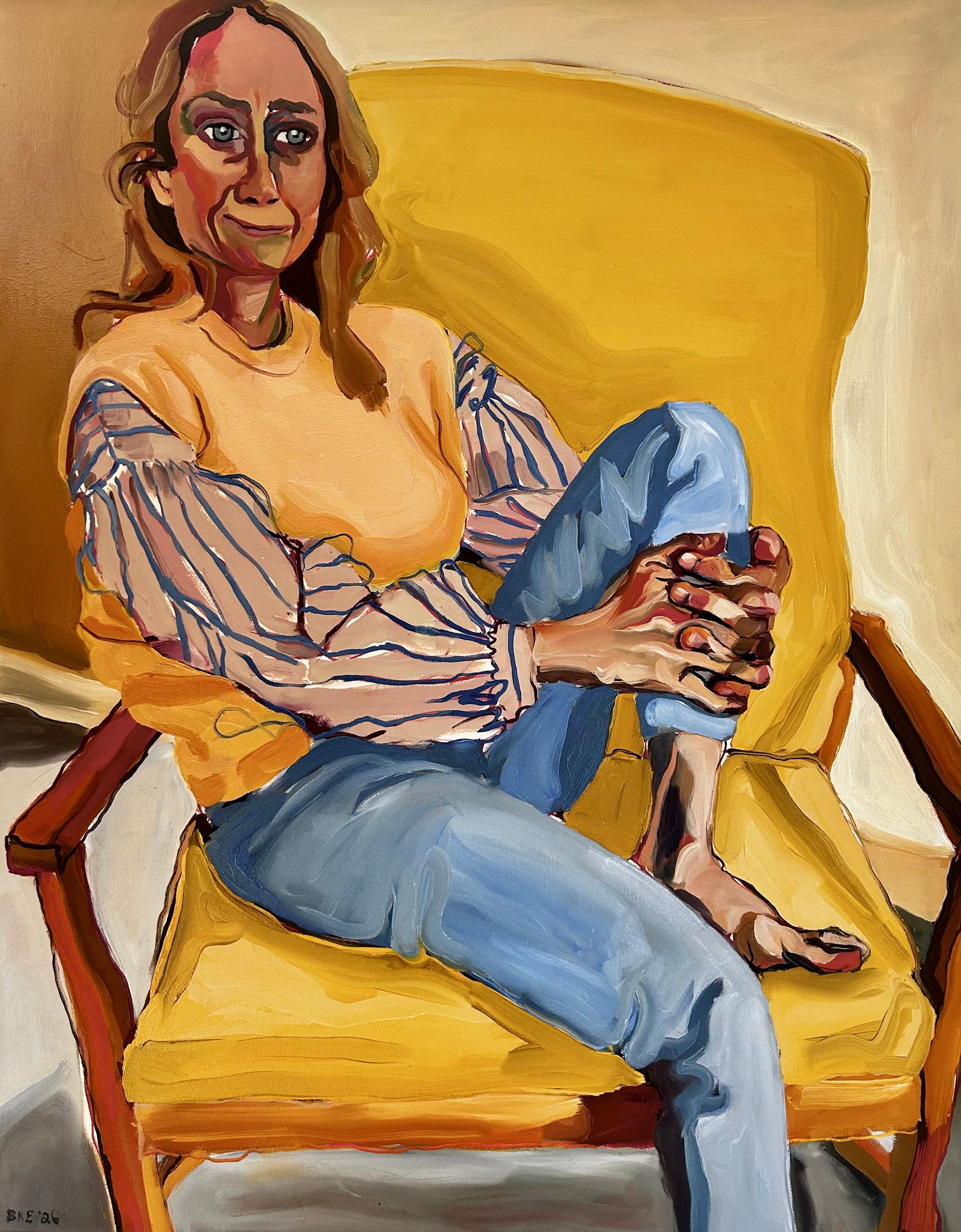 ‘Gently Noticing’: Courtney’s portrait of Hannah Christopher