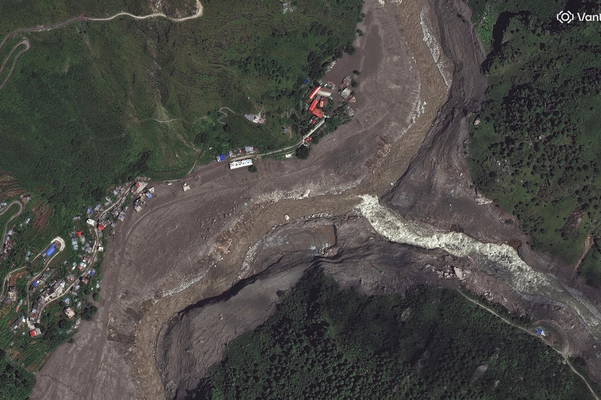 Before-and-after satellite photos of Nepal offer scientists more clues into cause of devastating floods