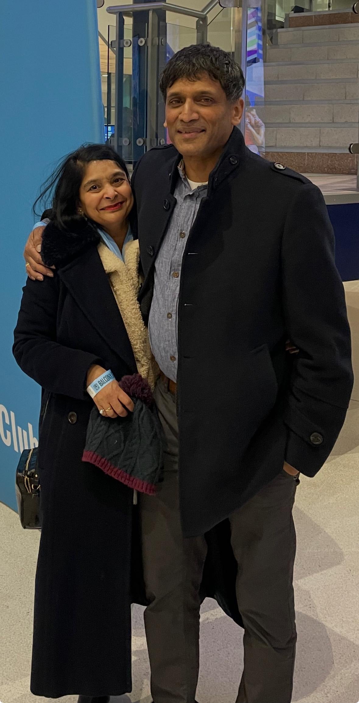 Bipin Patel, 66, and Mala Patel, 60, who are among those missing after flash floods in Nepal