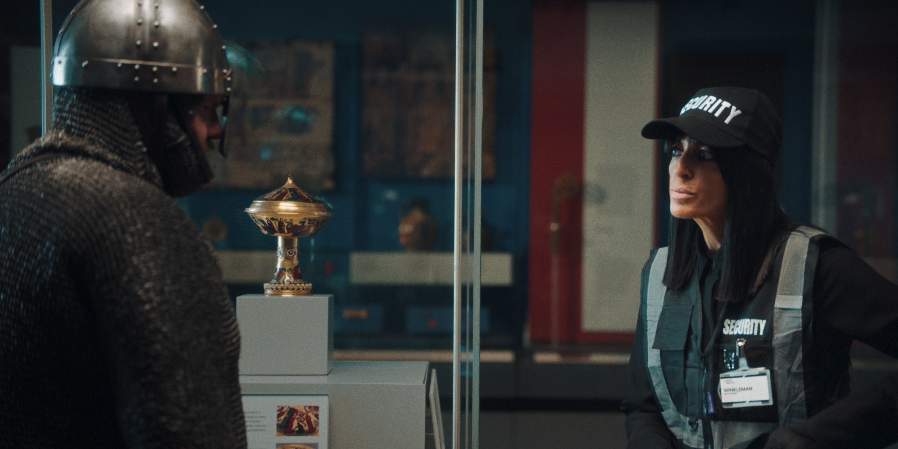 In the trailer, Winkleman is seen rushing around the British Museum, moving through its popular galleries and exhibitions (PA)