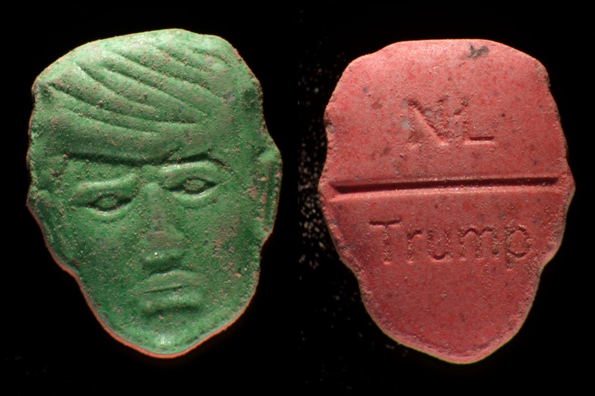 A Dutch institute issues a 'Red Alert' over potentially lethal Trump-shaped ecstasy pills