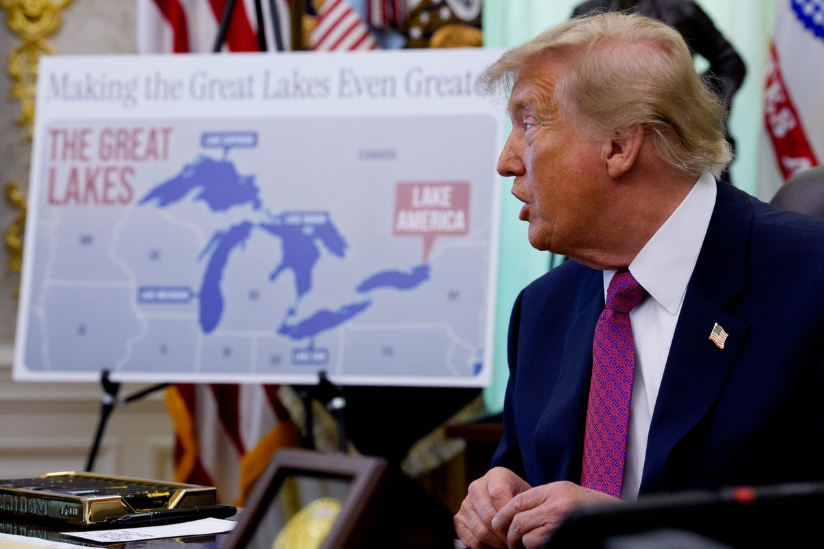 Trump may have rebranded it as Lake America but US residents can’t stop googling its old name