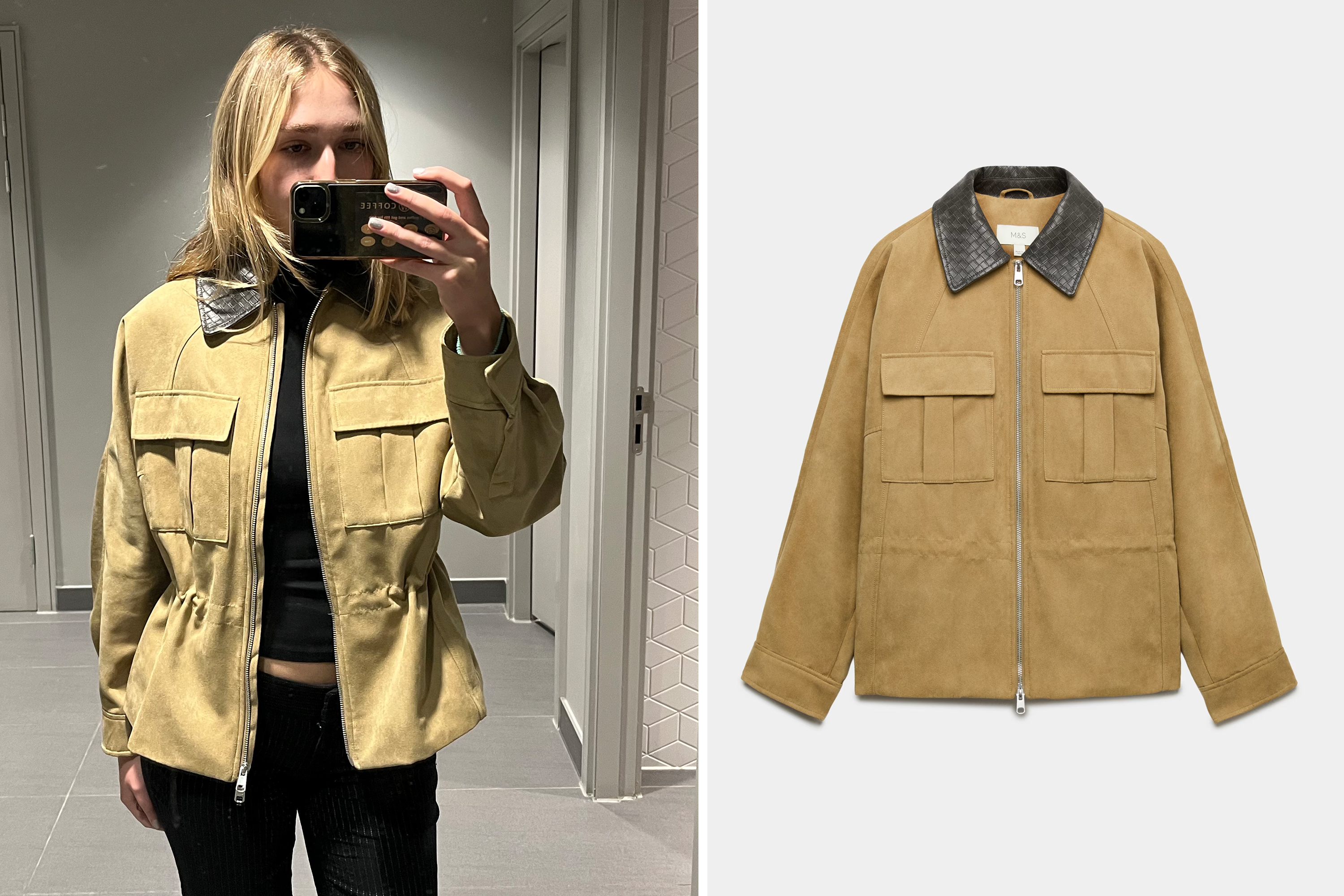 independent.co.uk - Alice Reynolds - This new M&S jacket looks just like Bottega - but costs less than &pound;70