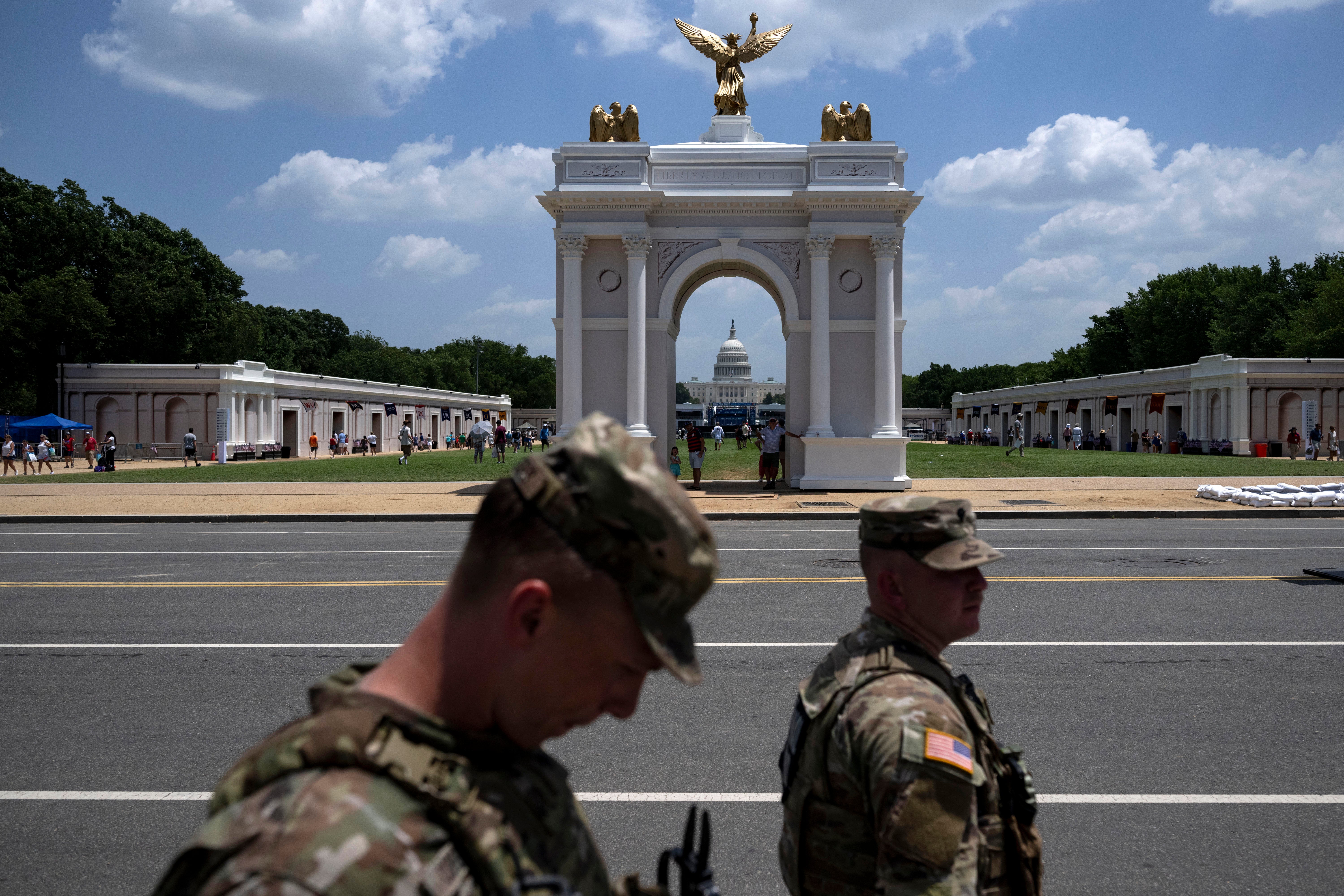 The study concludes that the arch will interfere with visual alignments connecting a wider range of iconic sites than previously anticipated