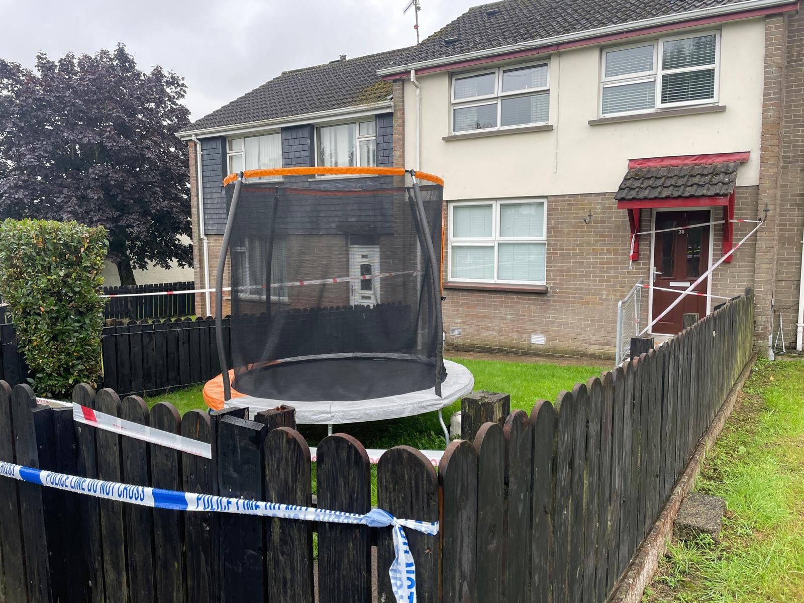 Police remain at the scene of a serious assault in CountyTyrone