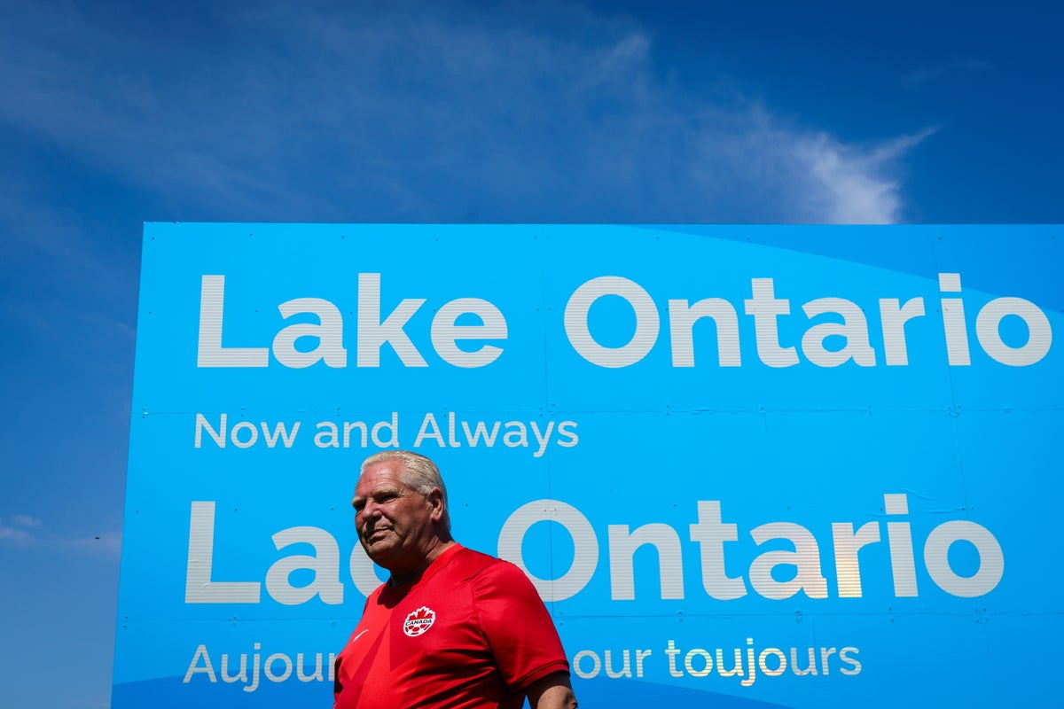 Lake Ontario, Always: Canada hits back at Trump’s Lake America order with giant sign