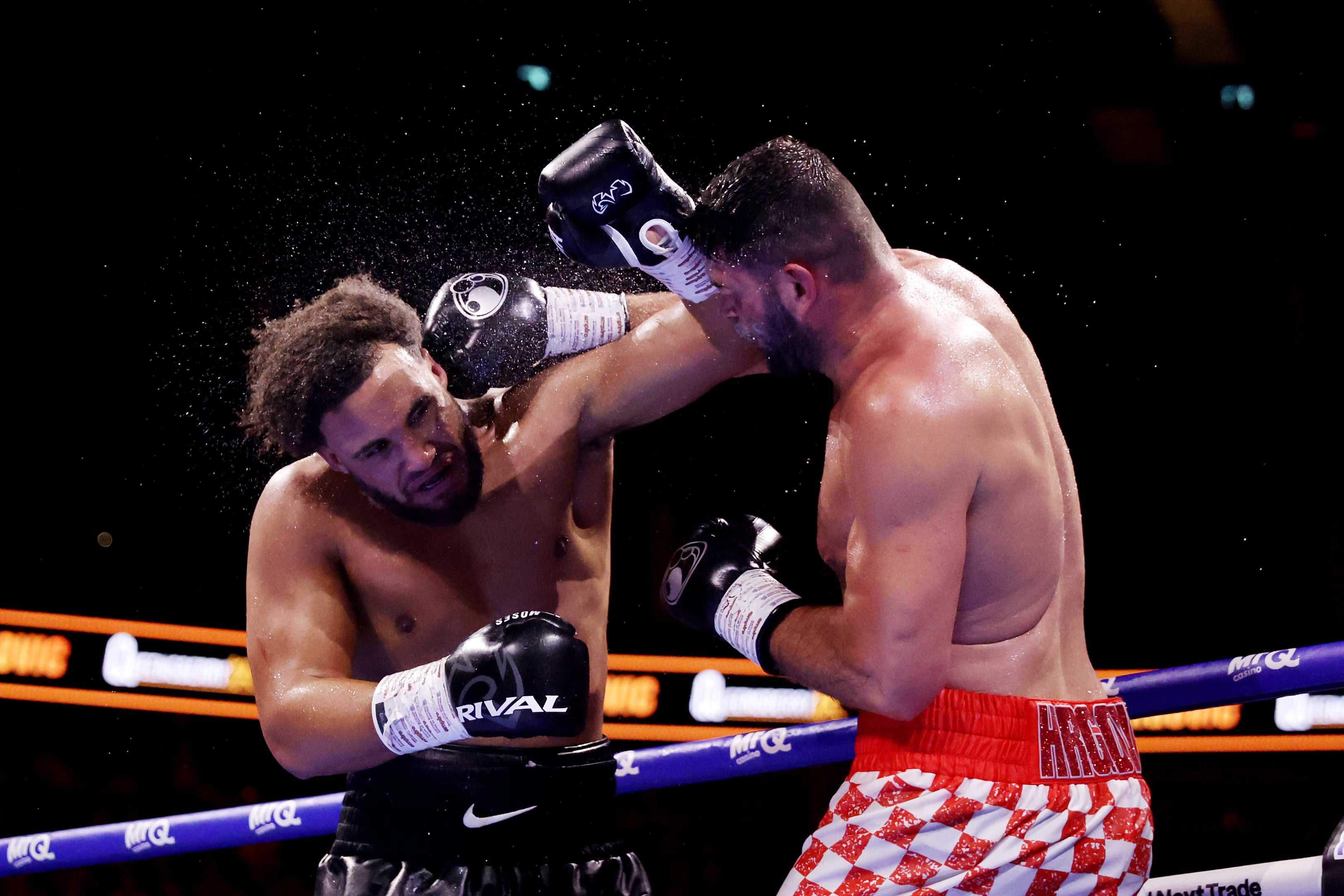 Hrgovic and Itauma slugged it out in the final rounds (Steven Paston/PA)
