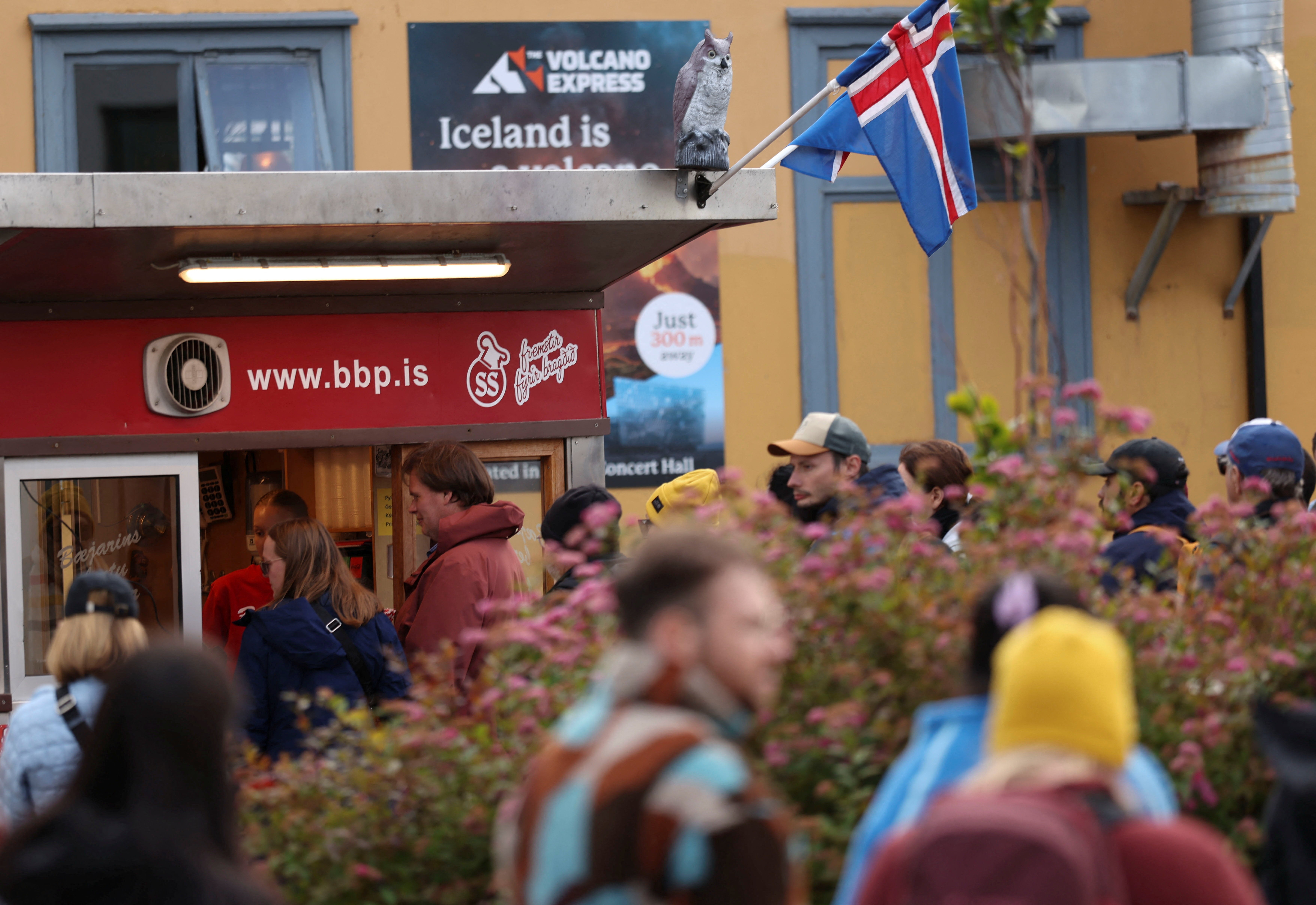 Reykjavik ahead of a referendum on whether Iceland should resume accession negotiations with the European Union