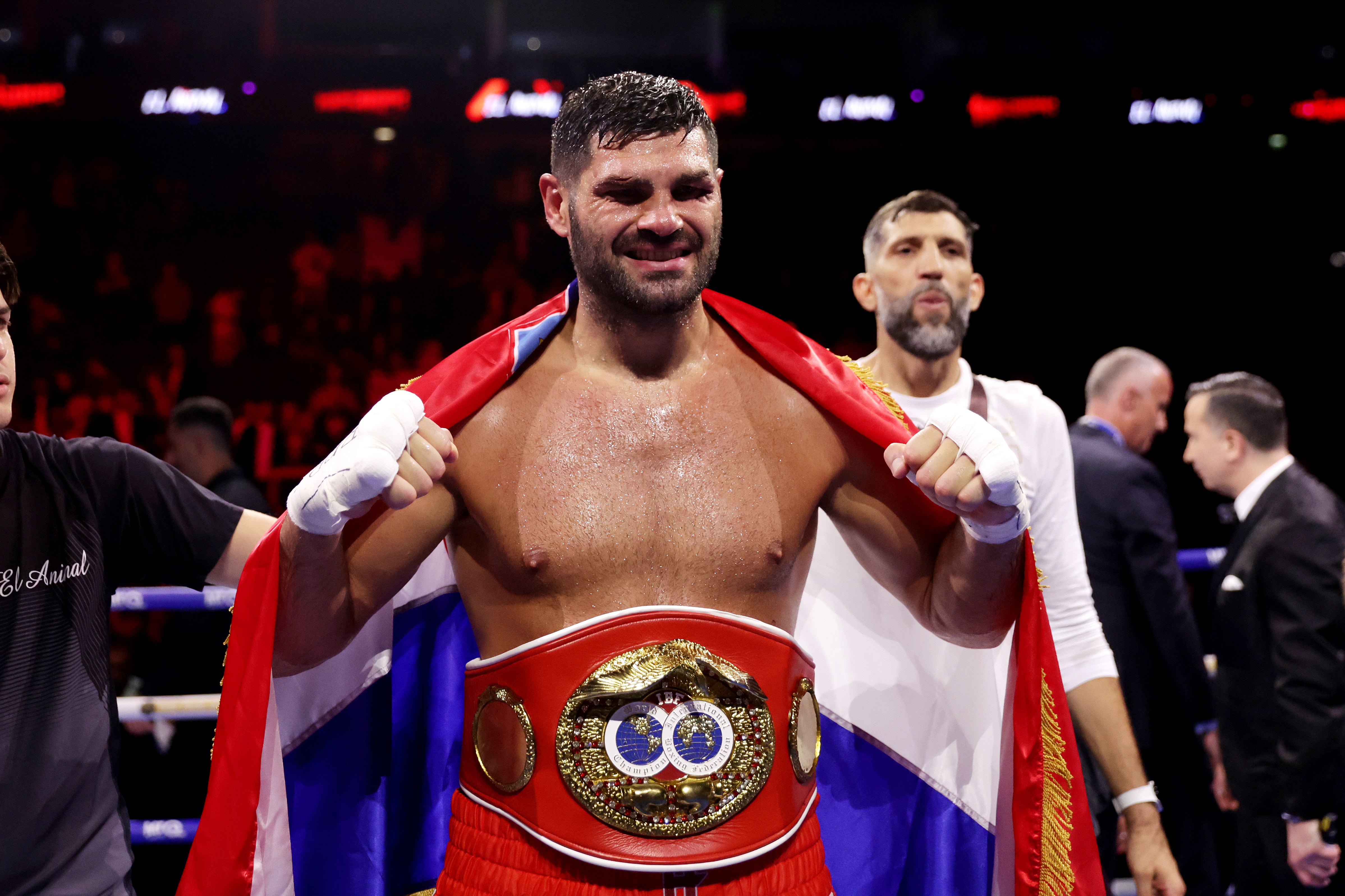 Filip Hrgovic is the new IBF world heavyweight champion (Steven Paston/PA)