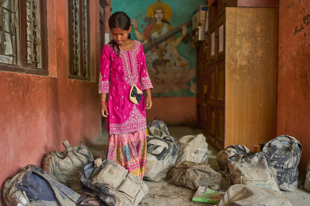 Nepal students survive school destruction due to timing of lunch break