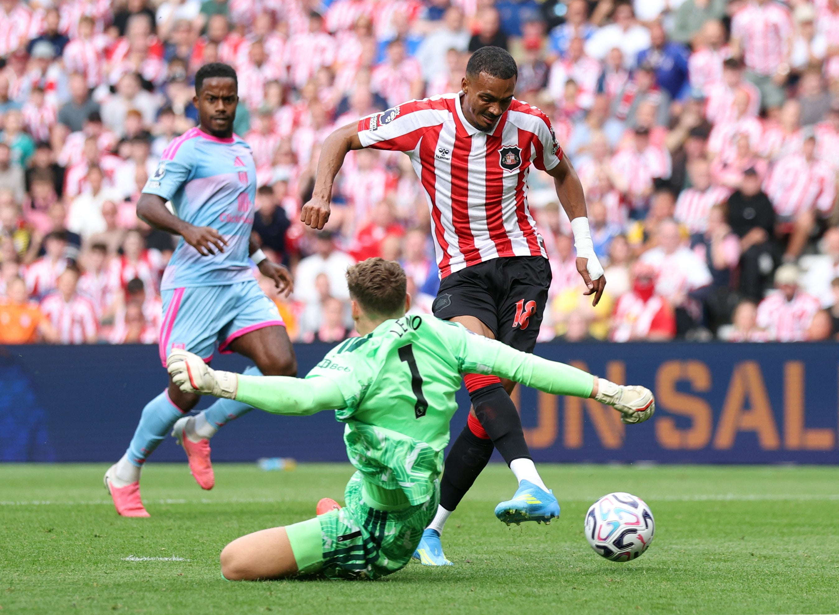 Wilson Isidor earned Sunderland their first league win of the season